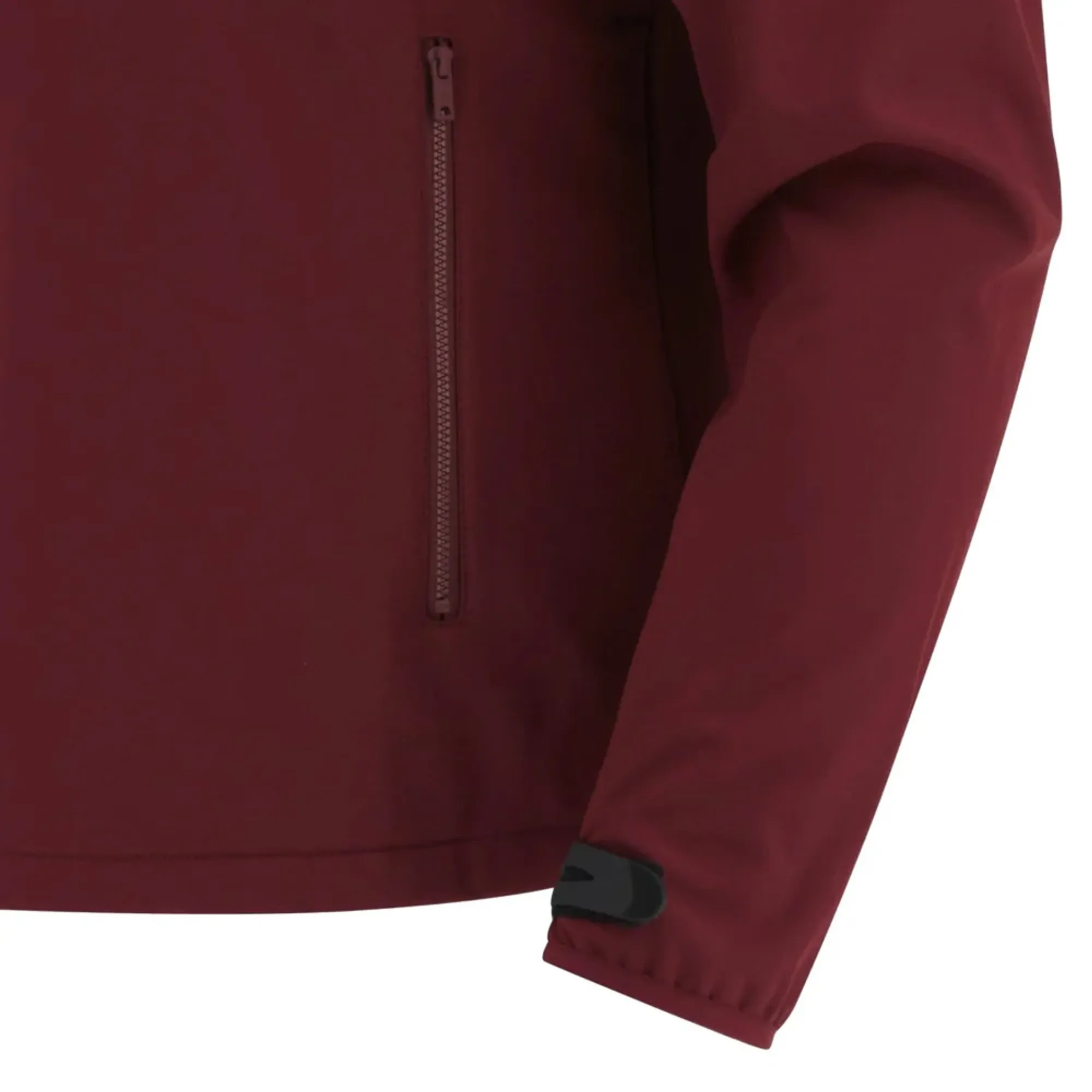 2025-2026 Wales WRU Rugby Travel Softshell Jacket (Deep Red)