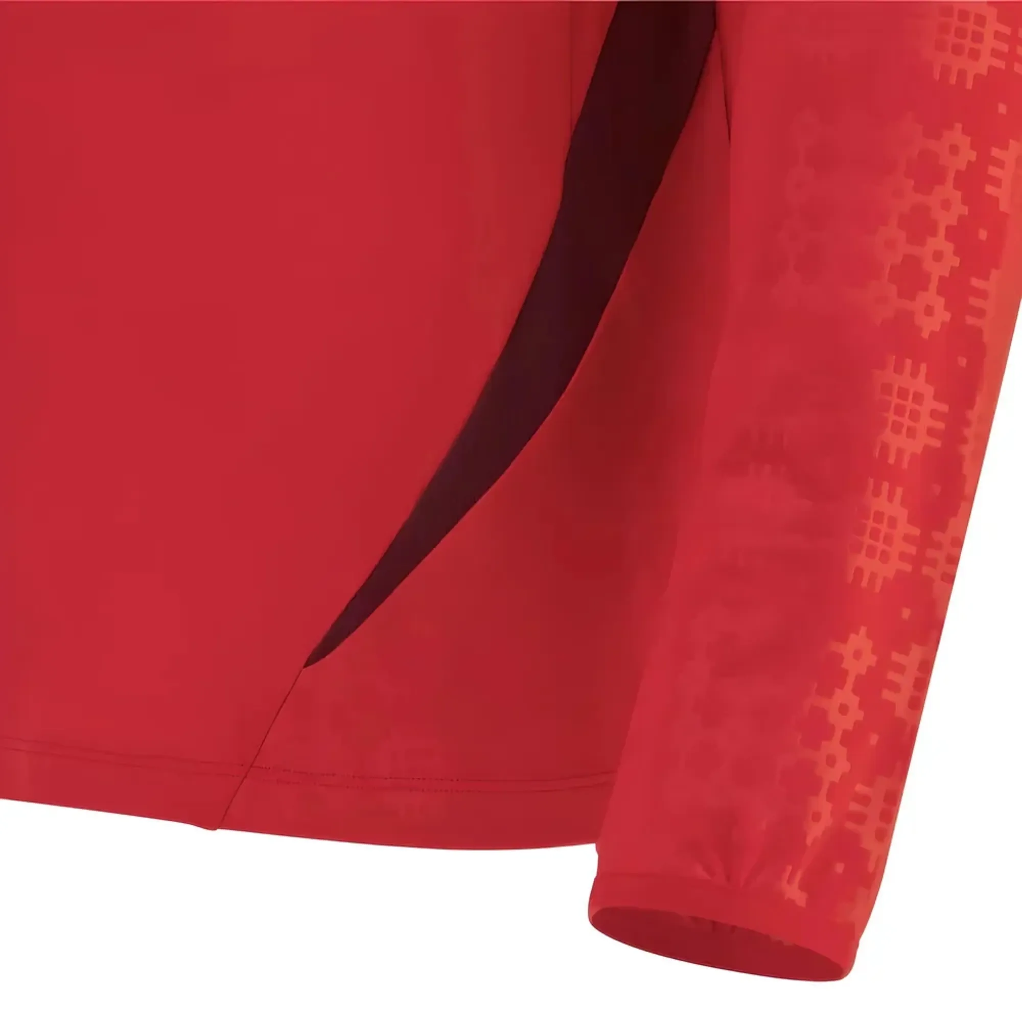 2025-2026 Wales WRU Training Player Quarter Zip Top (Red)