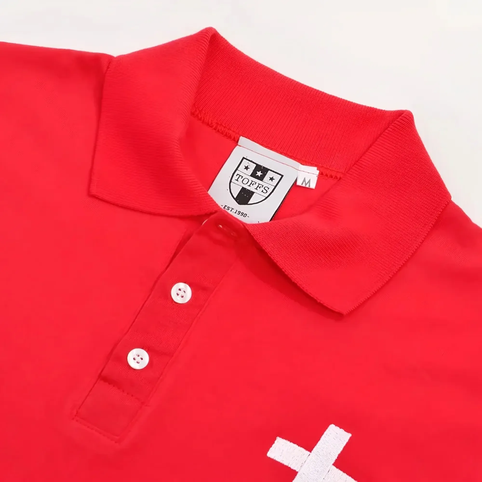 Switzerland No 14 Red Polo Shirt