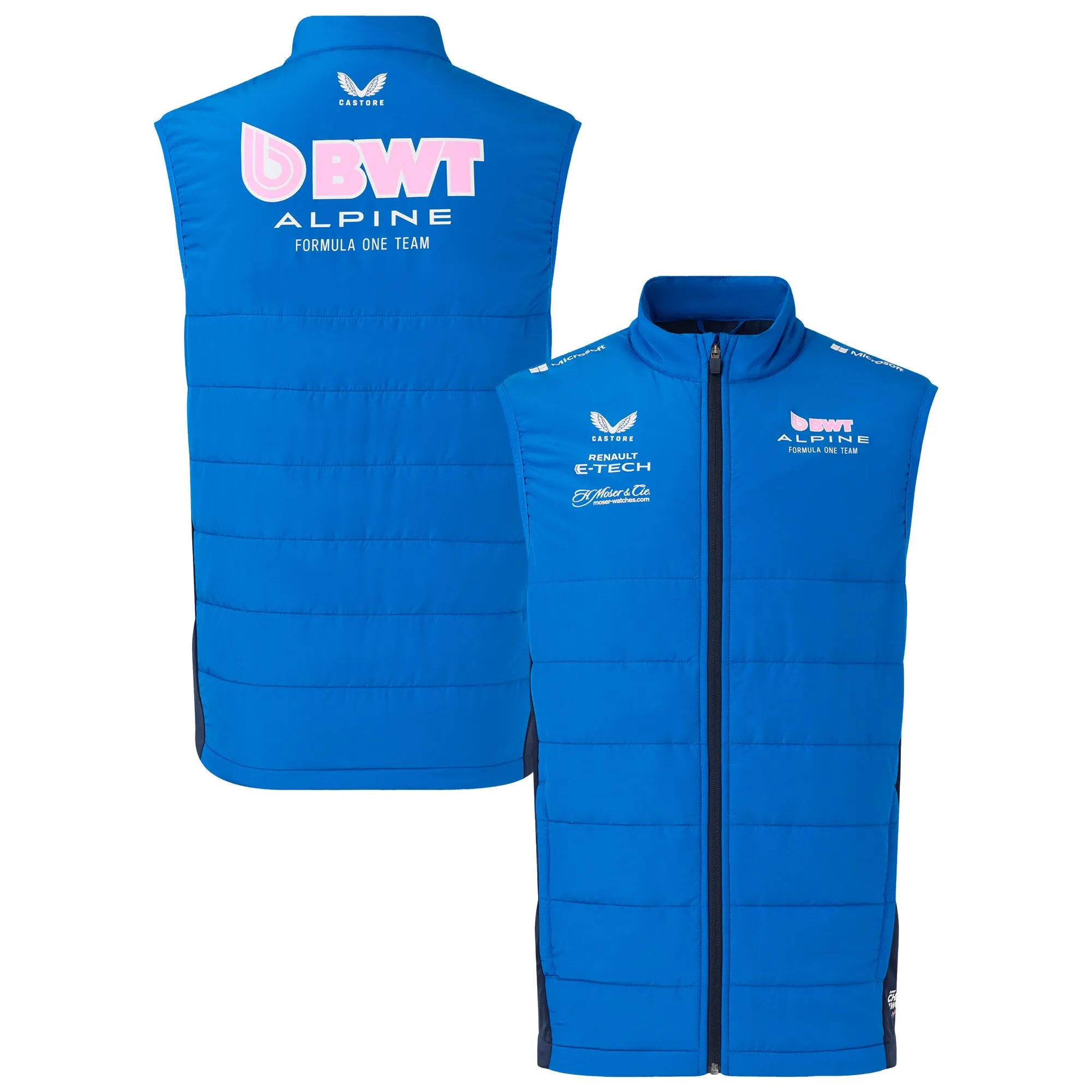 2025 Alpine Racing Hybrid Gilet (Lapis Blue)