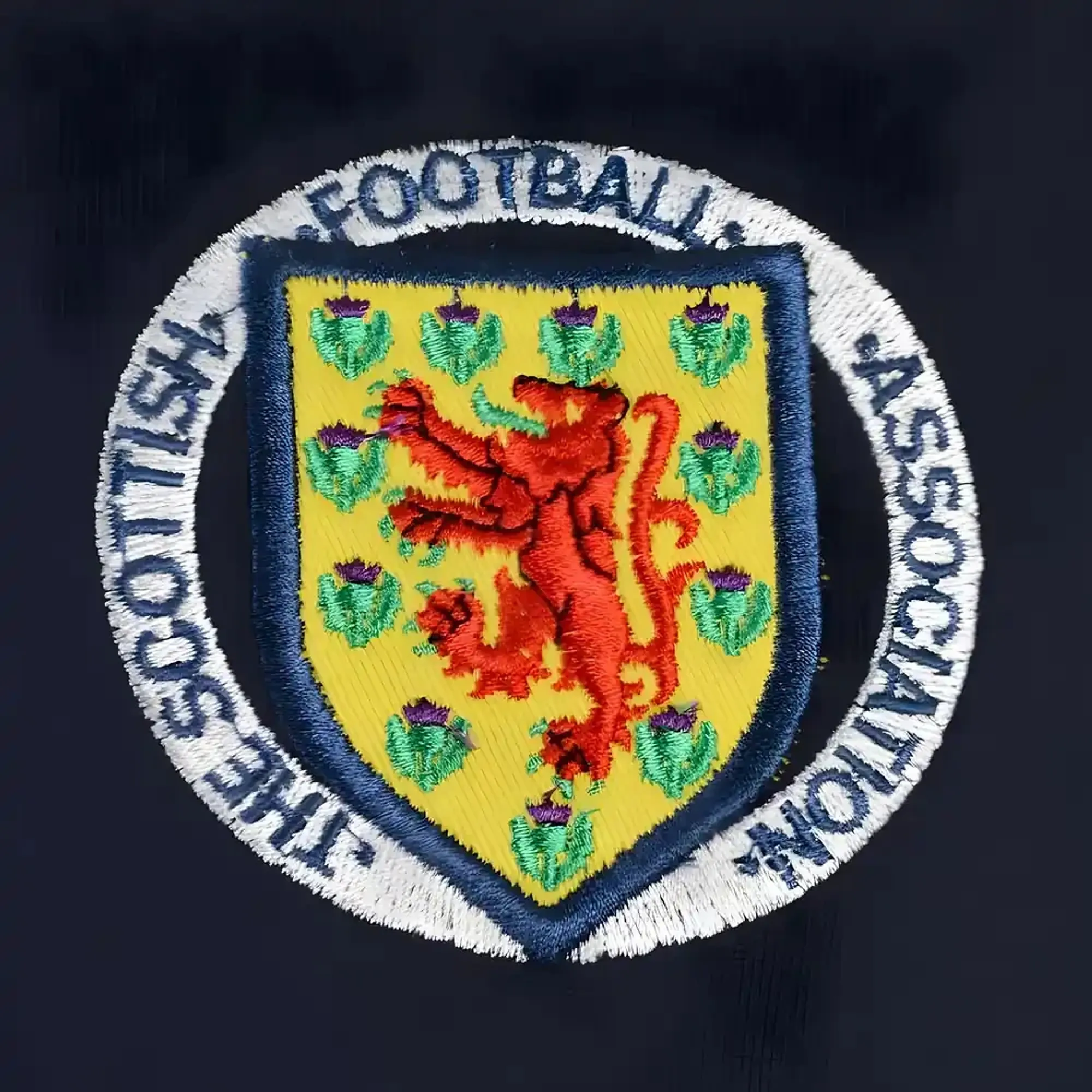 Scotland 1970's Hoodie Navy/white