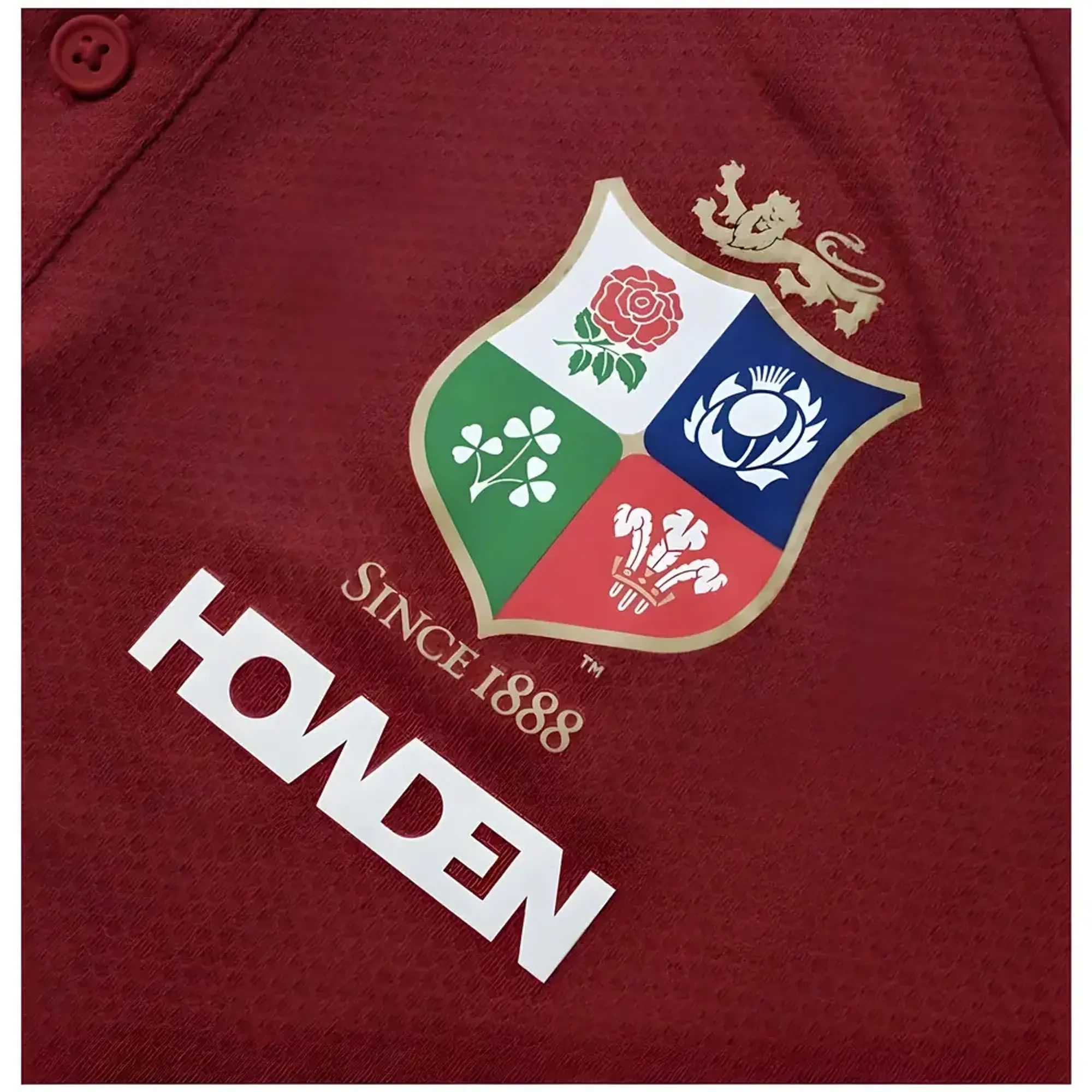 2025 British & Irish Lions Poly Polo Shirt (Red)