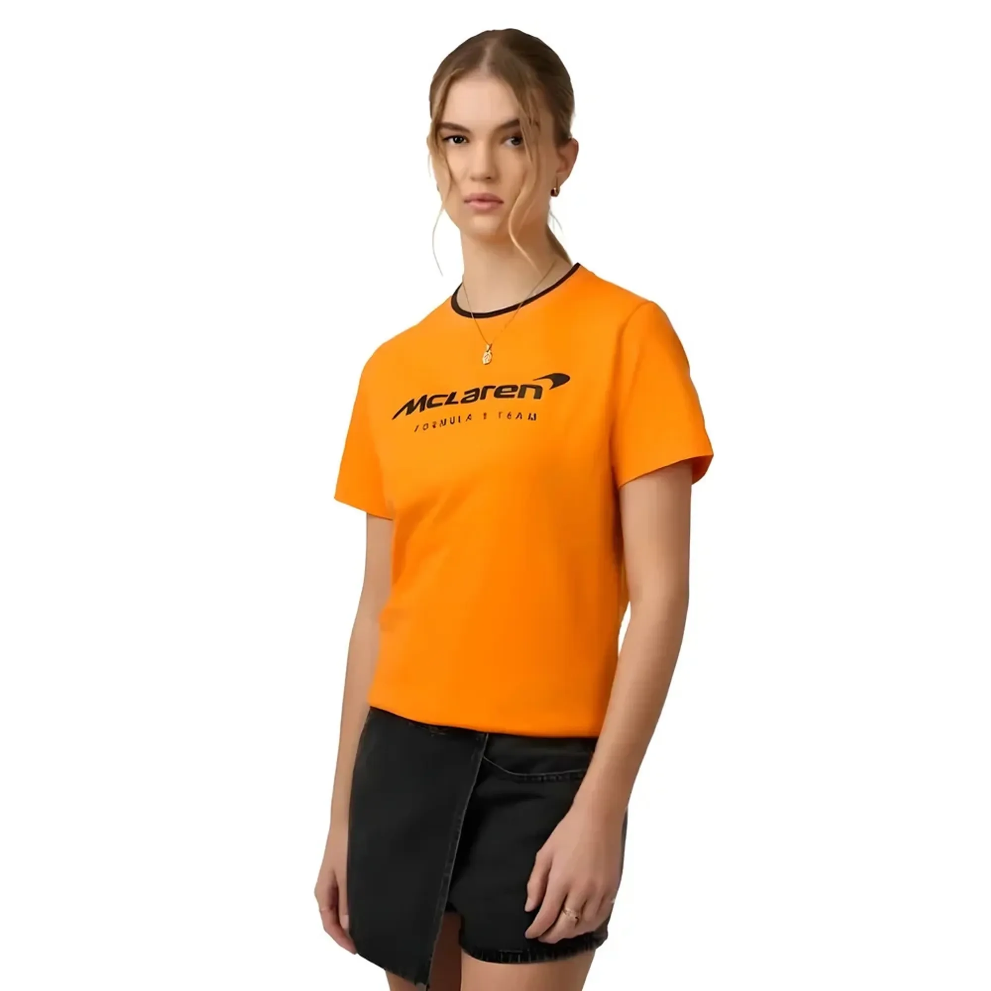 2025 McLaren F1 Core Essentials T-shirt - Autumn Glory (Womens)
