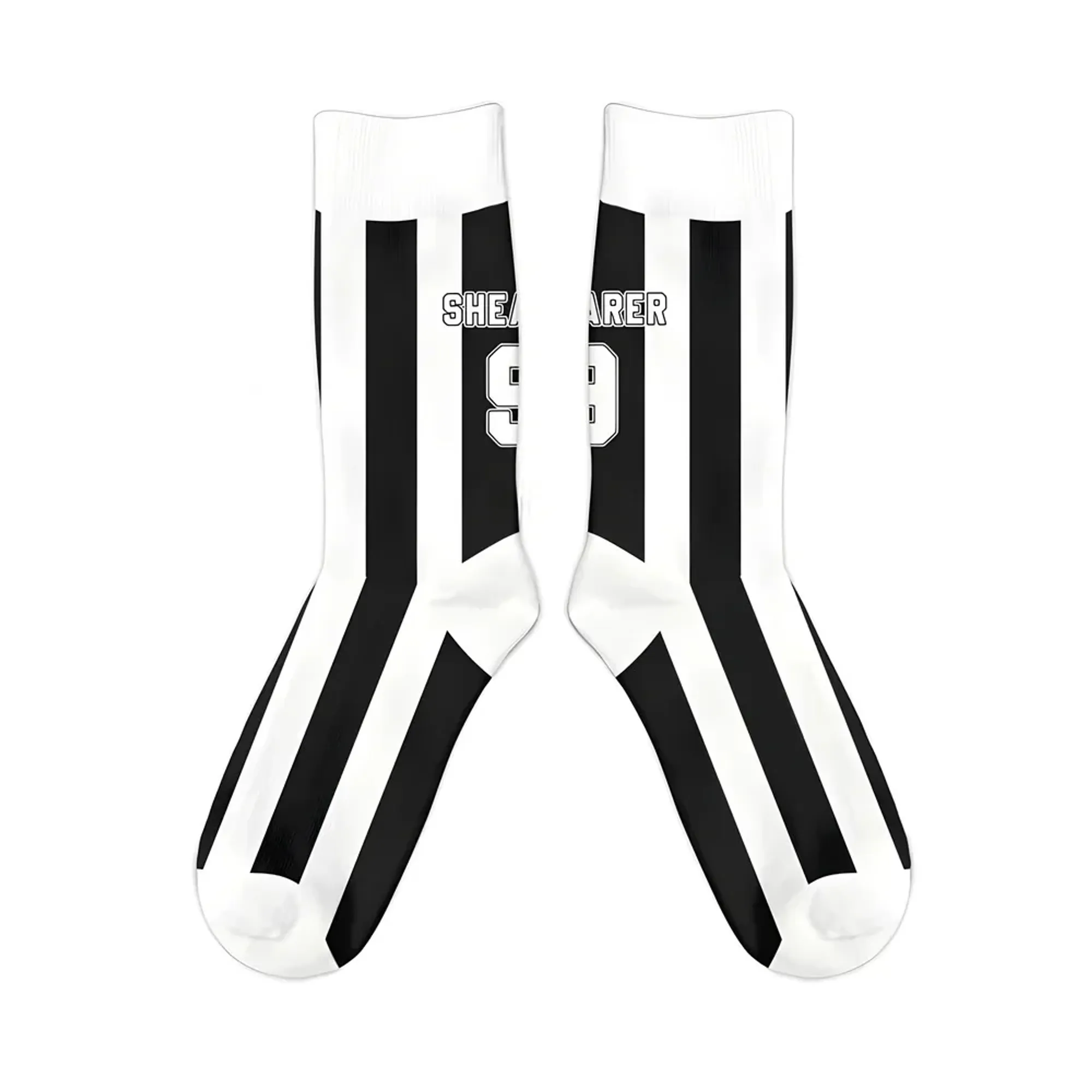 Newcastle 1996 Alan Shearer Retro Football Socks