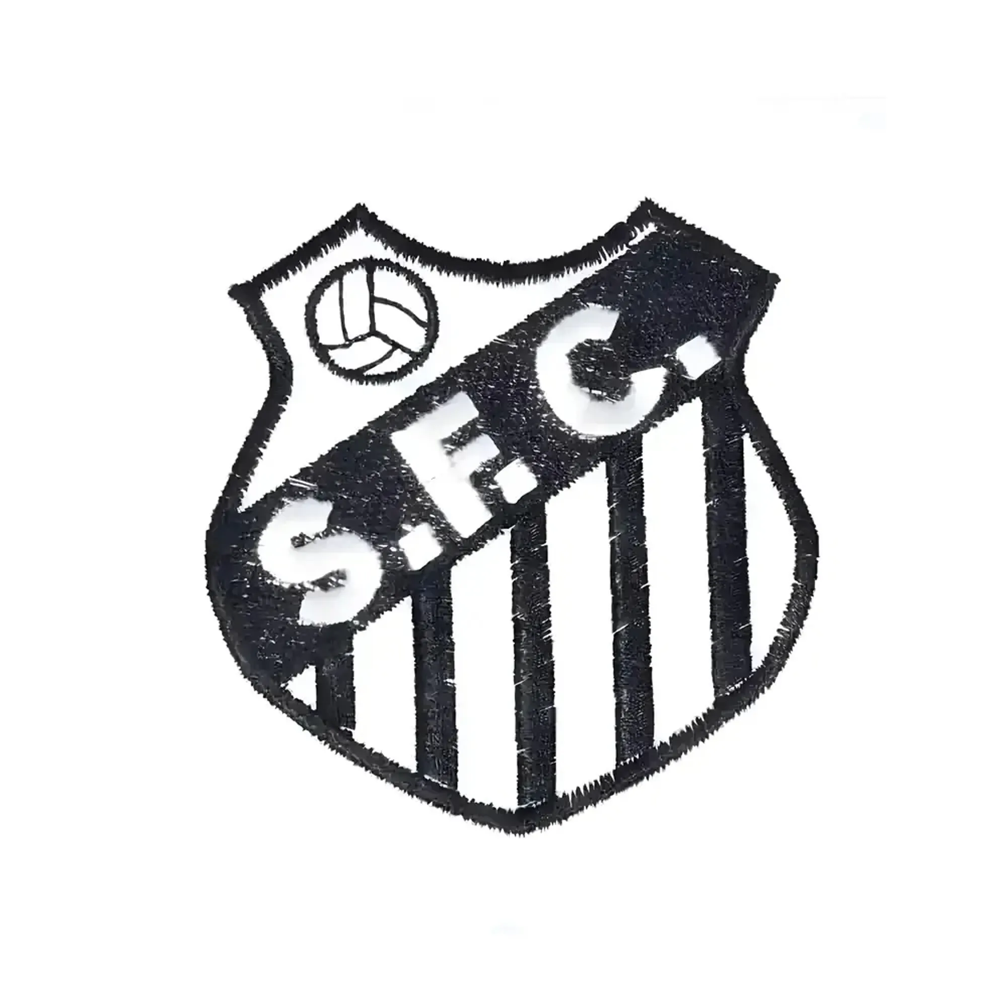 Santos 1960s-1970s Retro Football Shirt