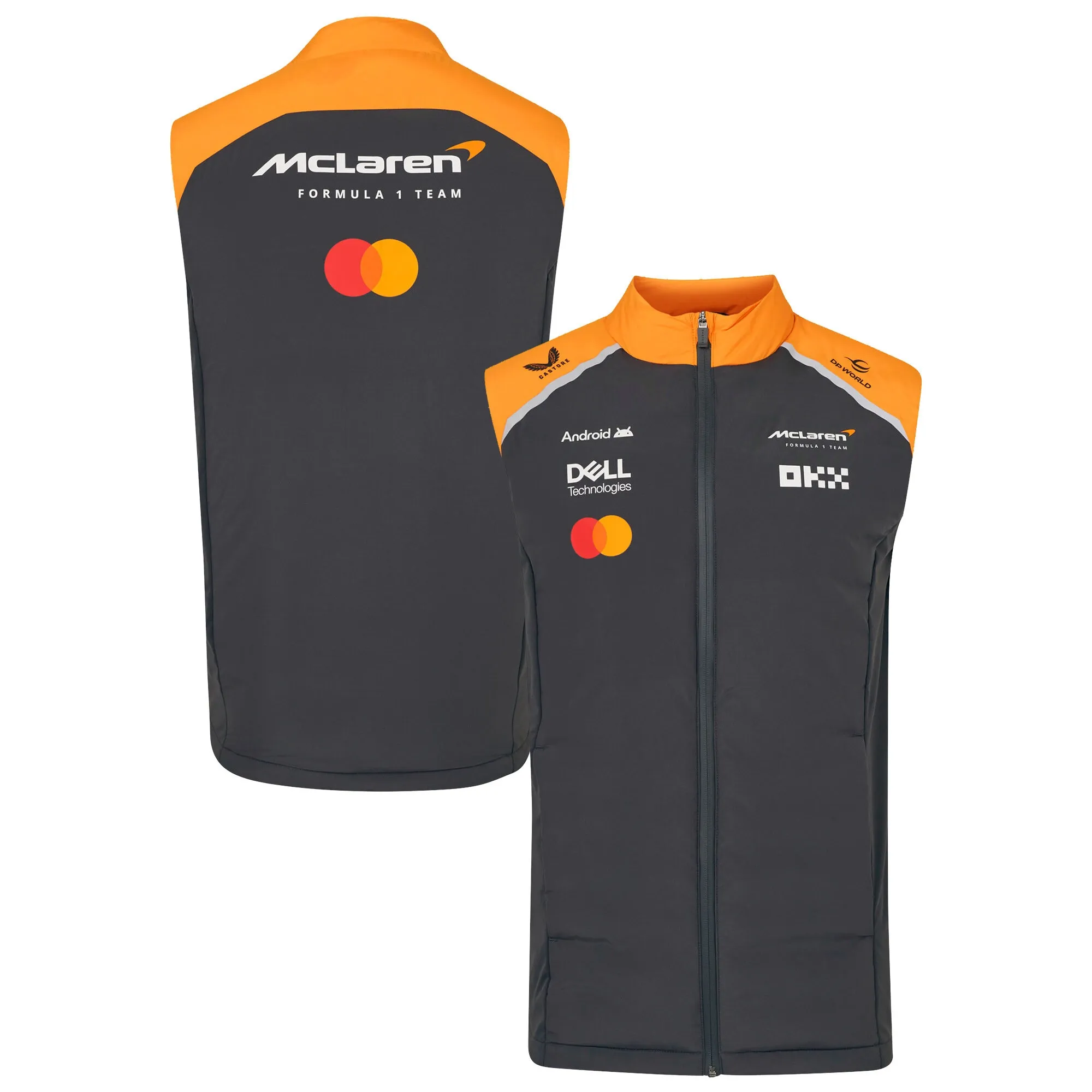 2025 McLaren F1 Team Hybrid Gilet - Phantom