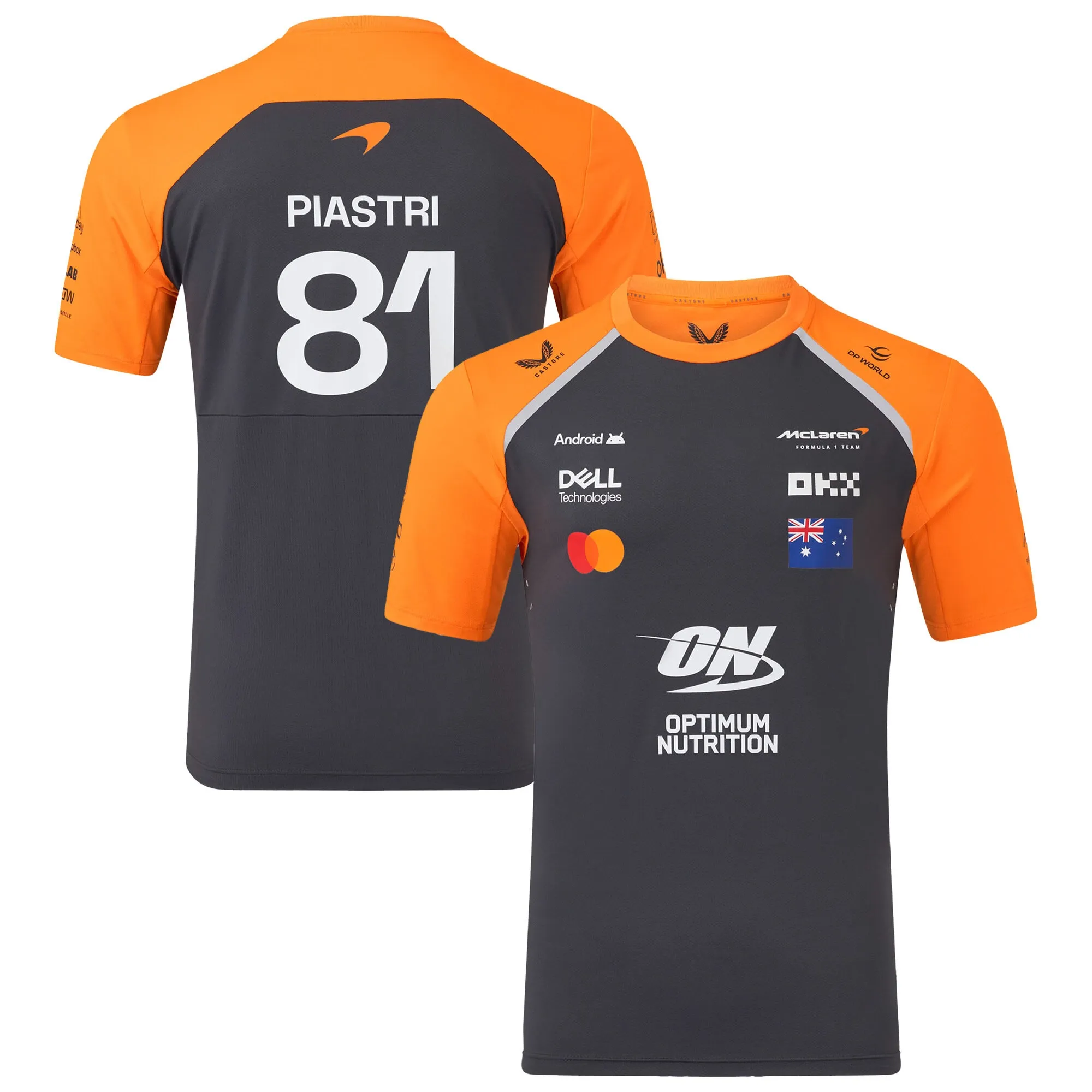 2025 McLaren F1 Team Set Up T-Shirt Piastri (Phantom)