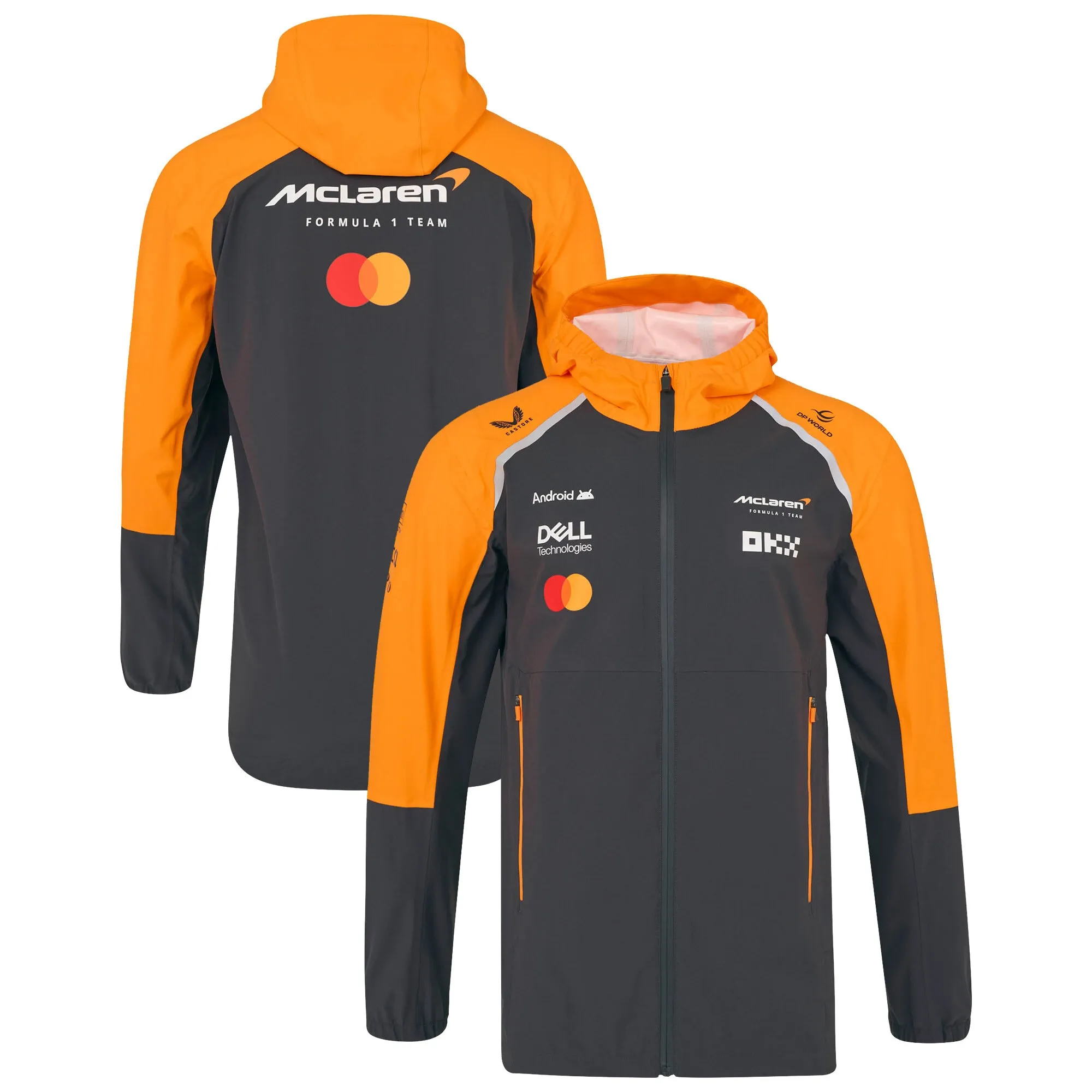 2025 McLaren F1 Team Waterproof Rain Jacket (Phantom)