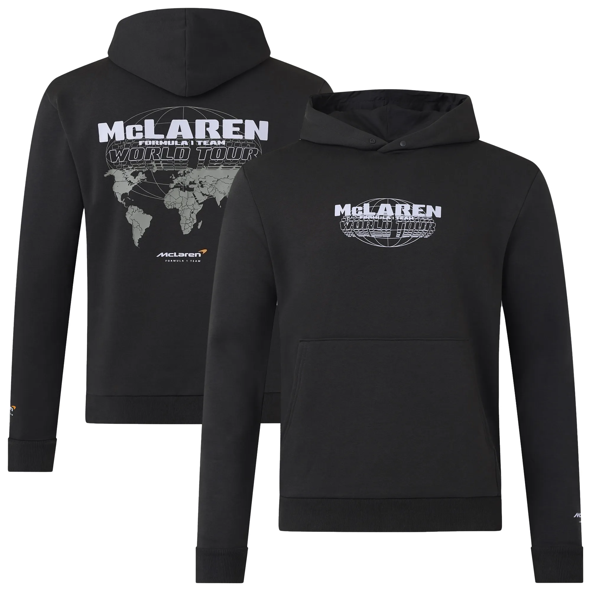 2025 McLaren F1 Unisex World Tour Graphic Hoodie - Phantom