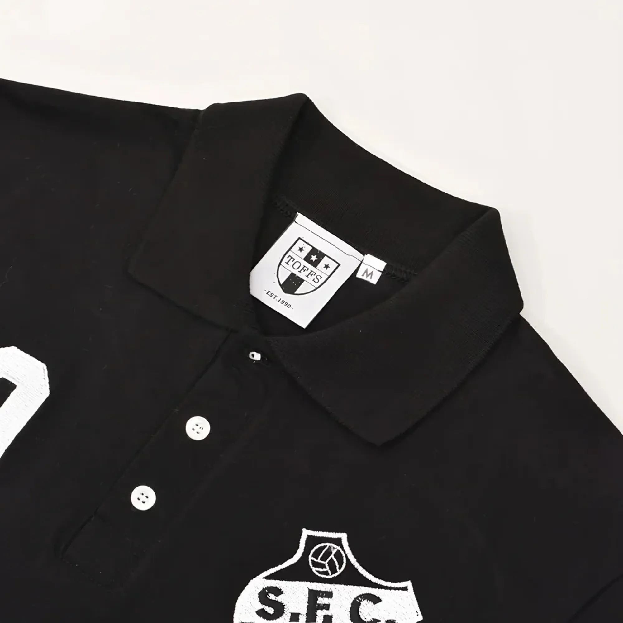 Santos Number 10 Black Polo Shirt