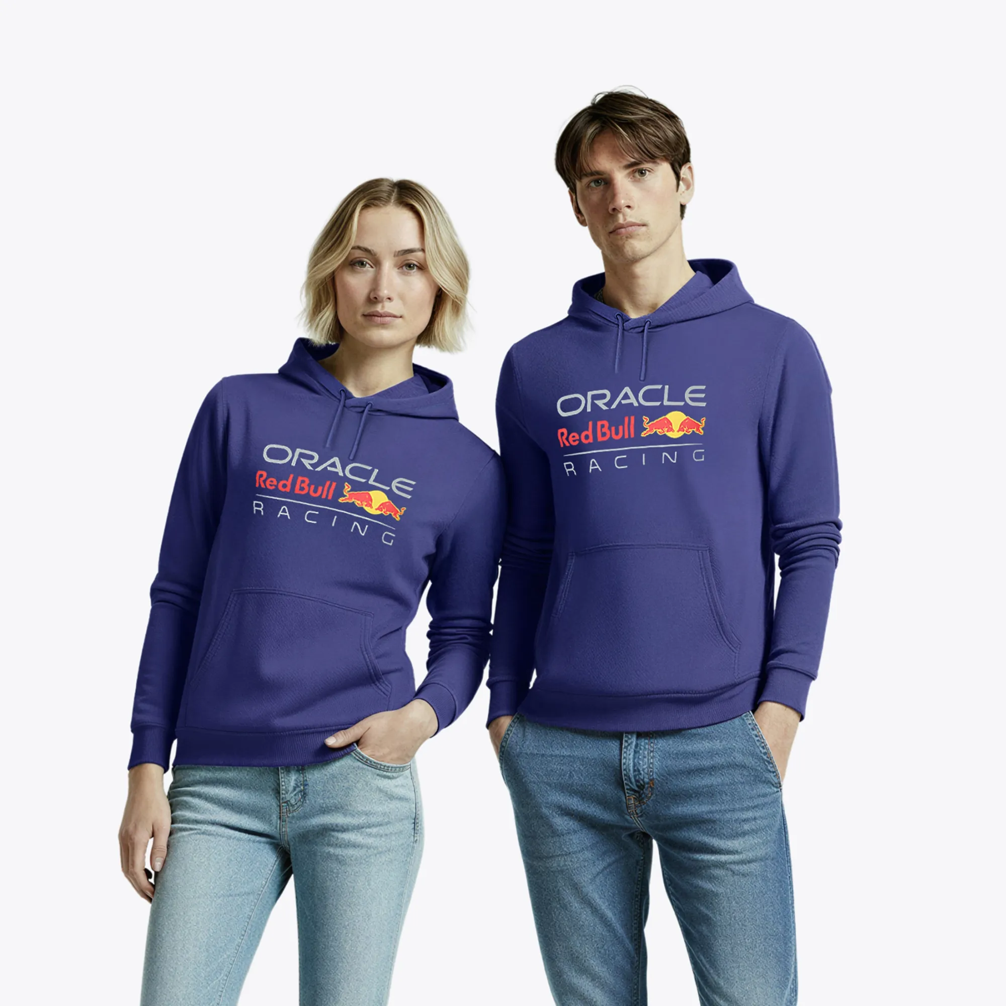 2025 Red Bull Racing Large Front Logo Hoodie (Skipper Blue)
