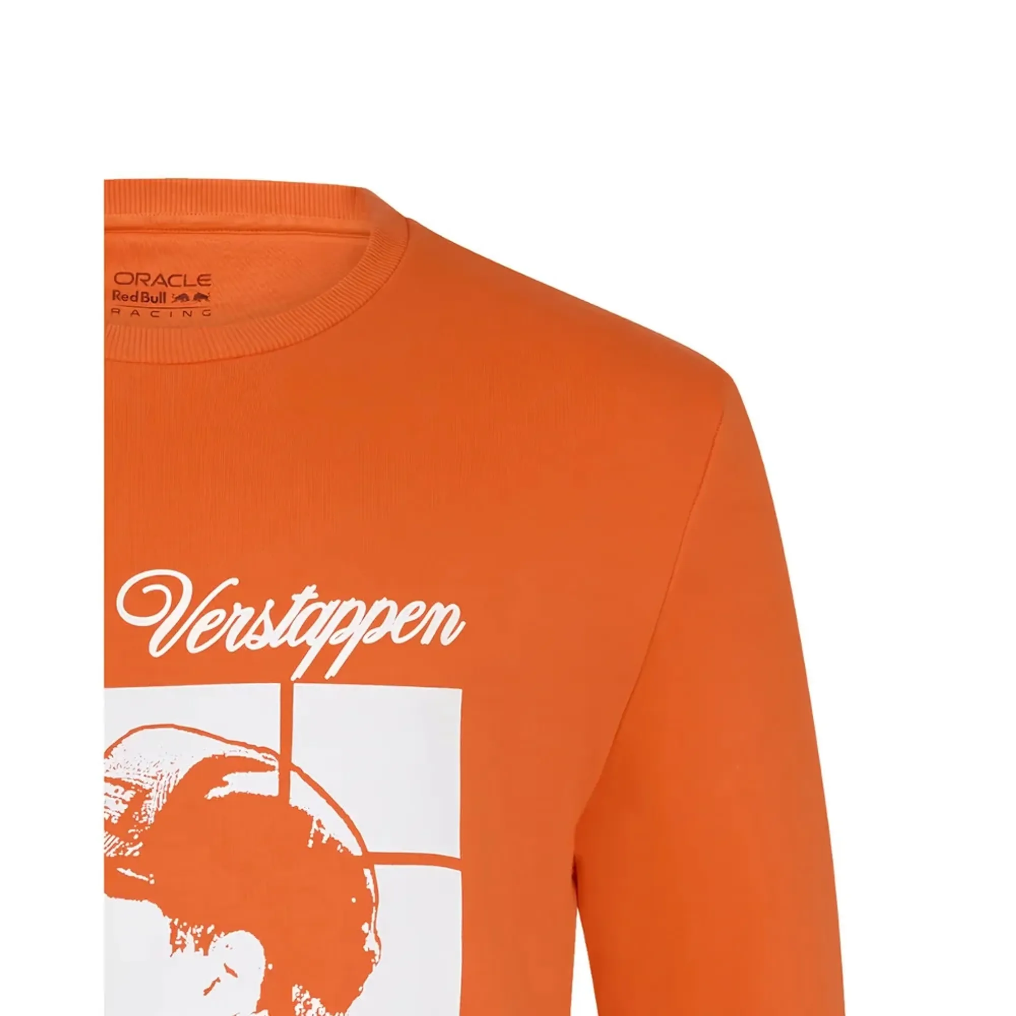 2025 Red Bull Racing Max Verstappen Puzzle Crew Sweat (Exotic Orange)