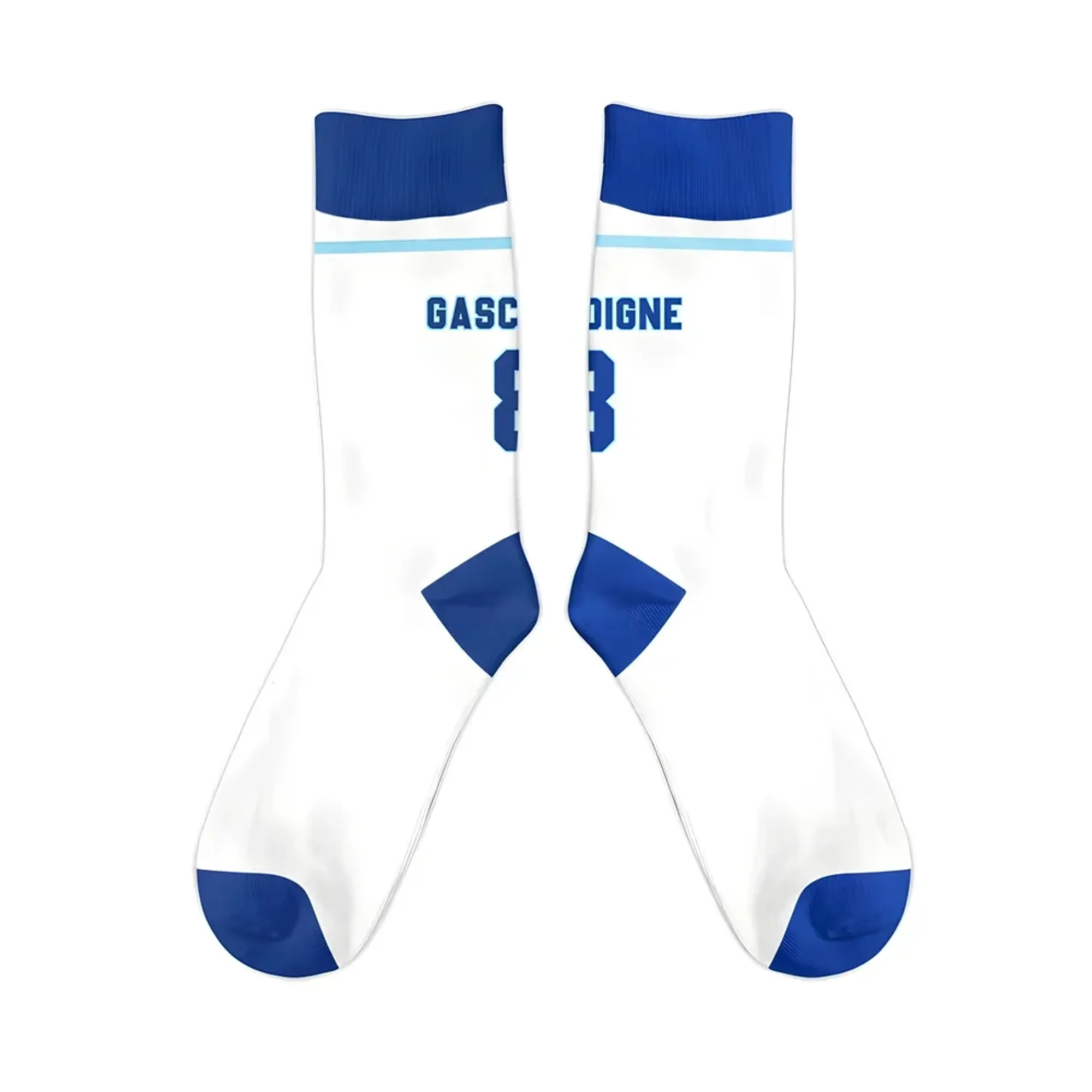 England 1996 Paul Gascoigne Retro Football Socks