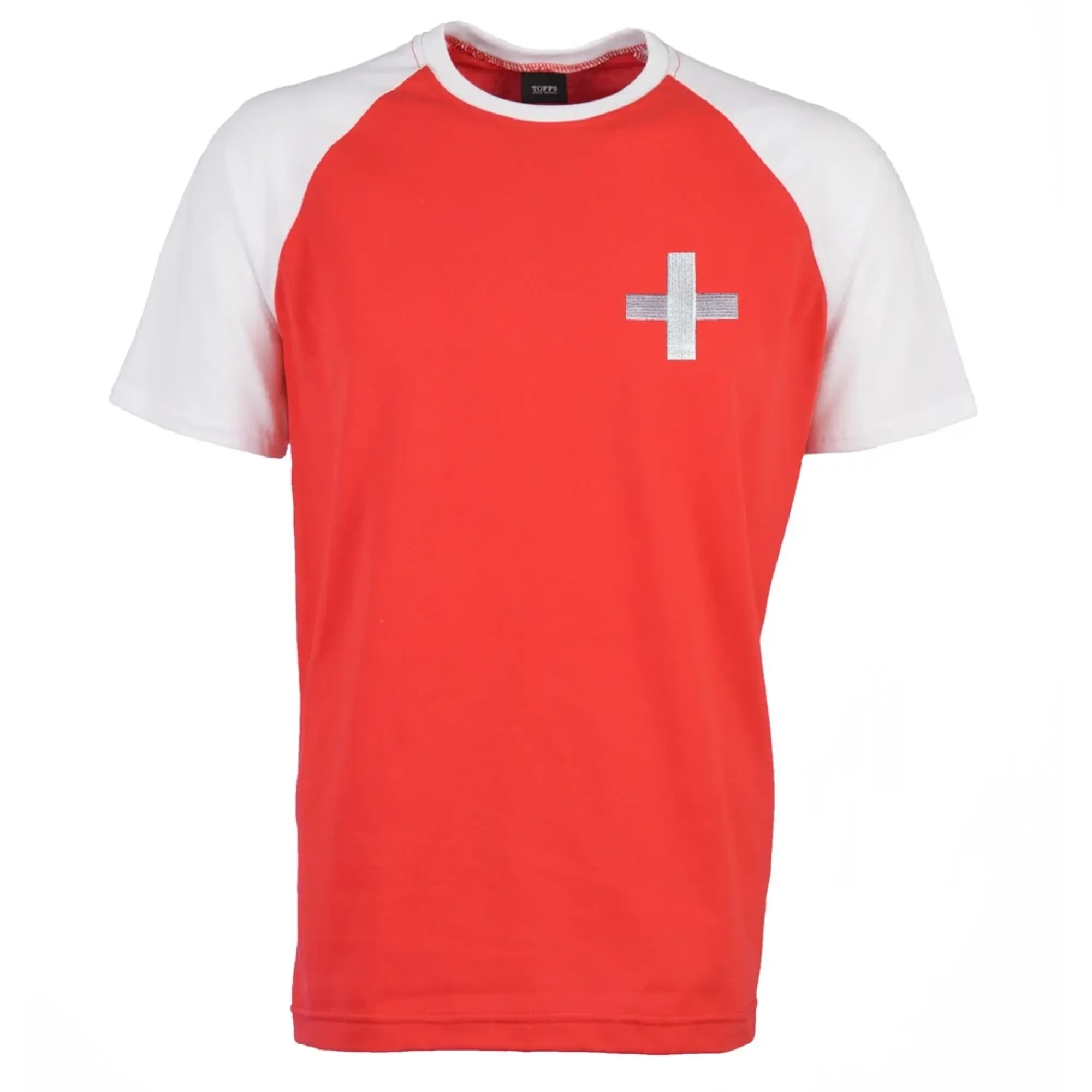 Switzerland 2018 Raglan Retro Football Shirt