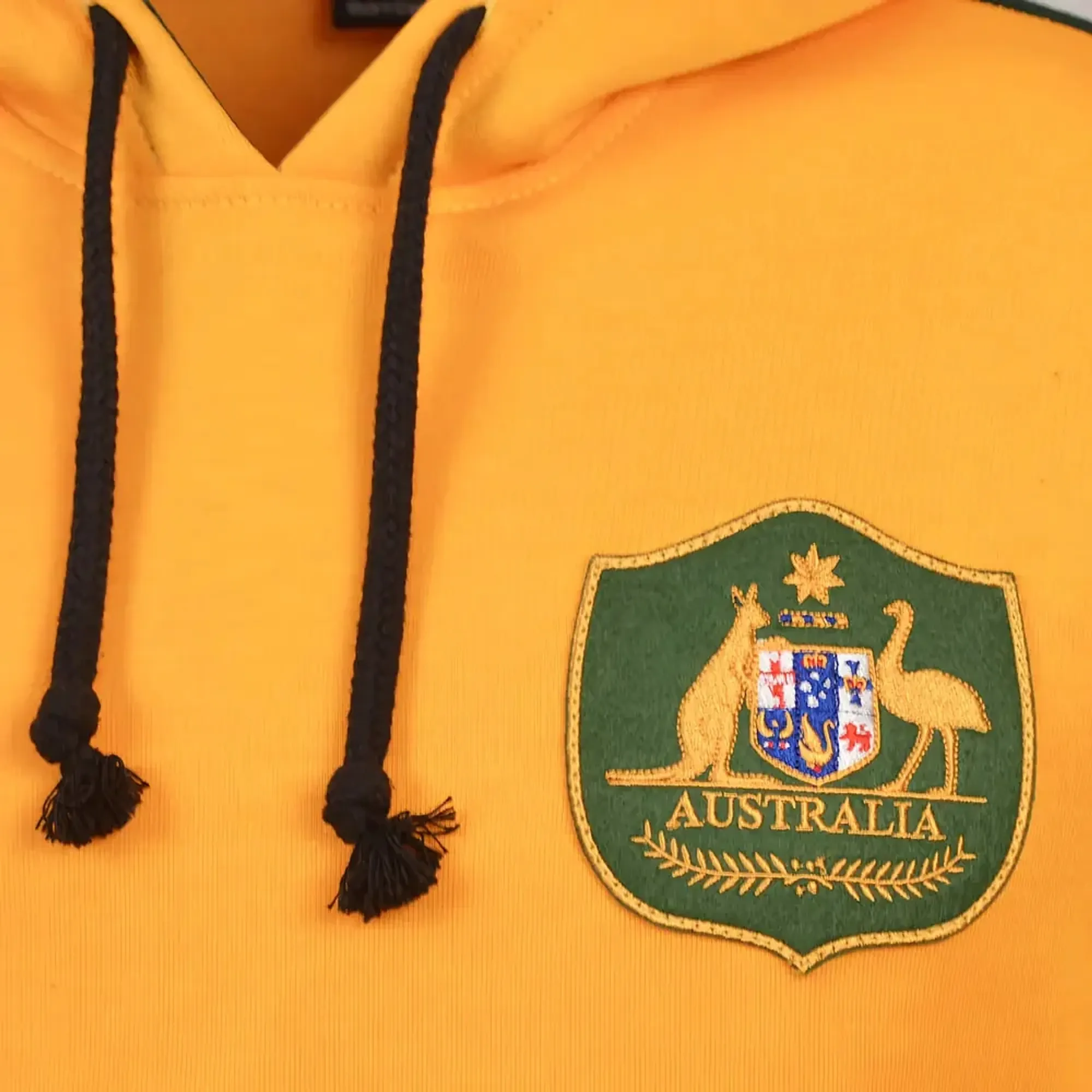 Australia Hoodie 1980s Amber/Bottle Green