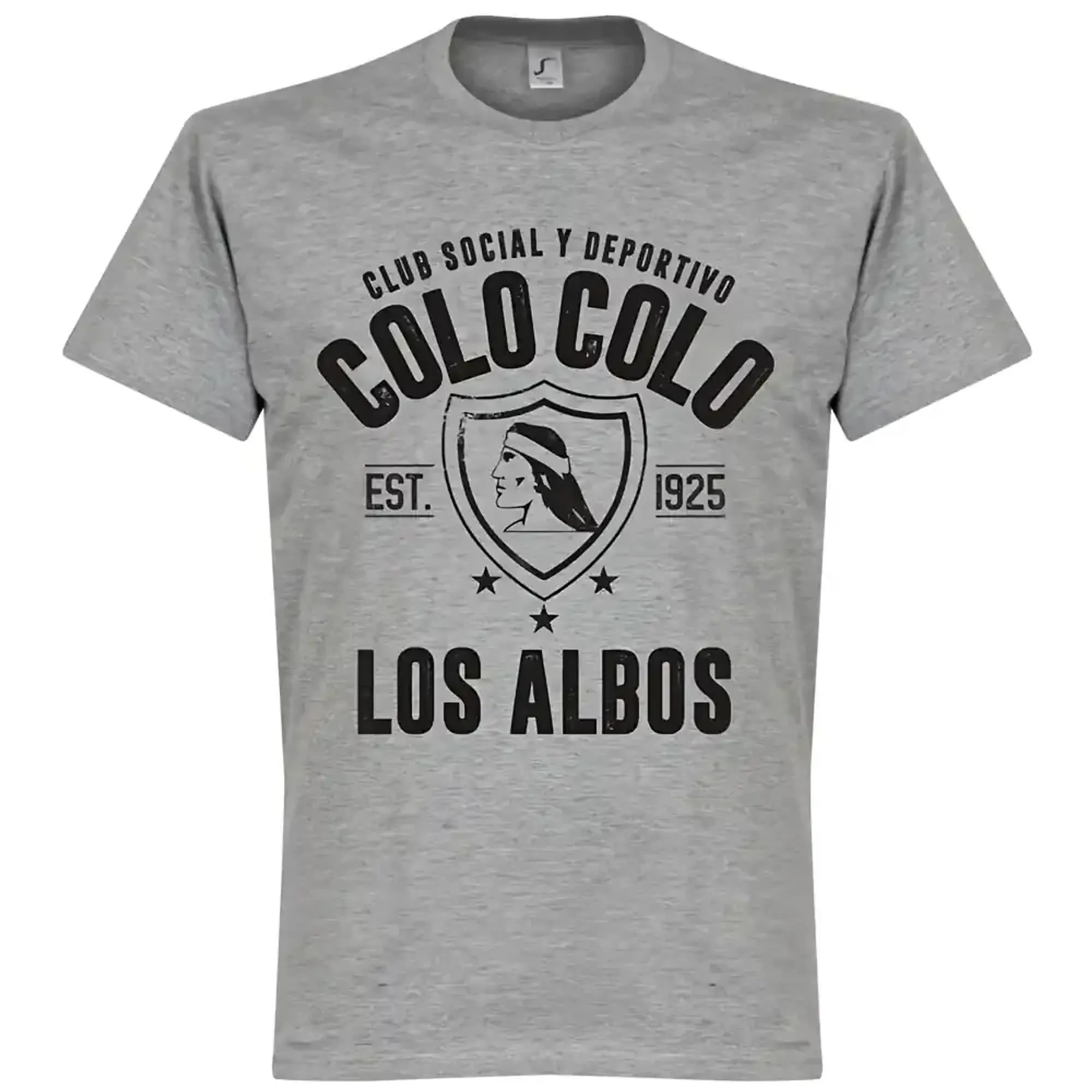 Colo Colo Established T-Shirt - Grey