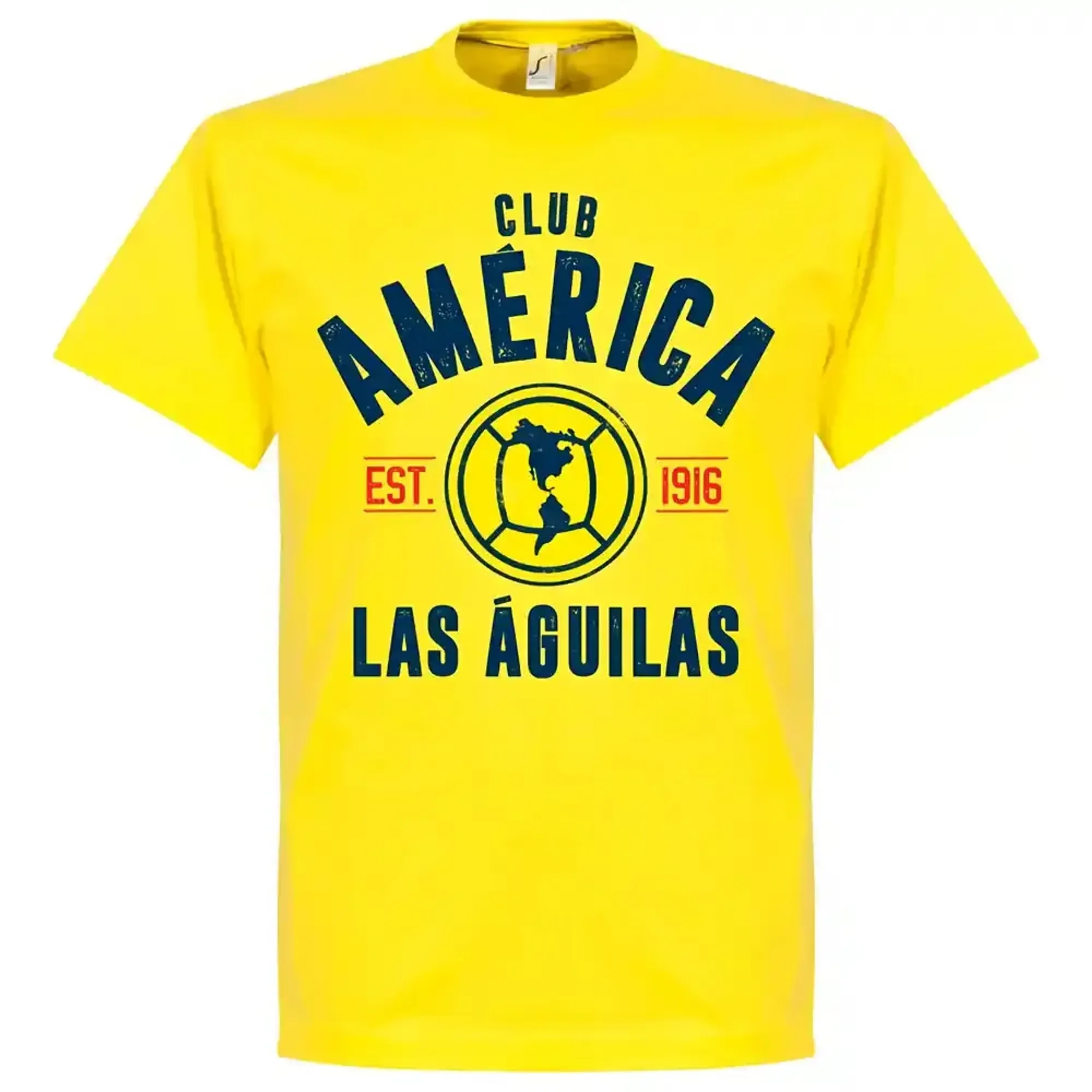 Club America Established T-Shirt - Yellow