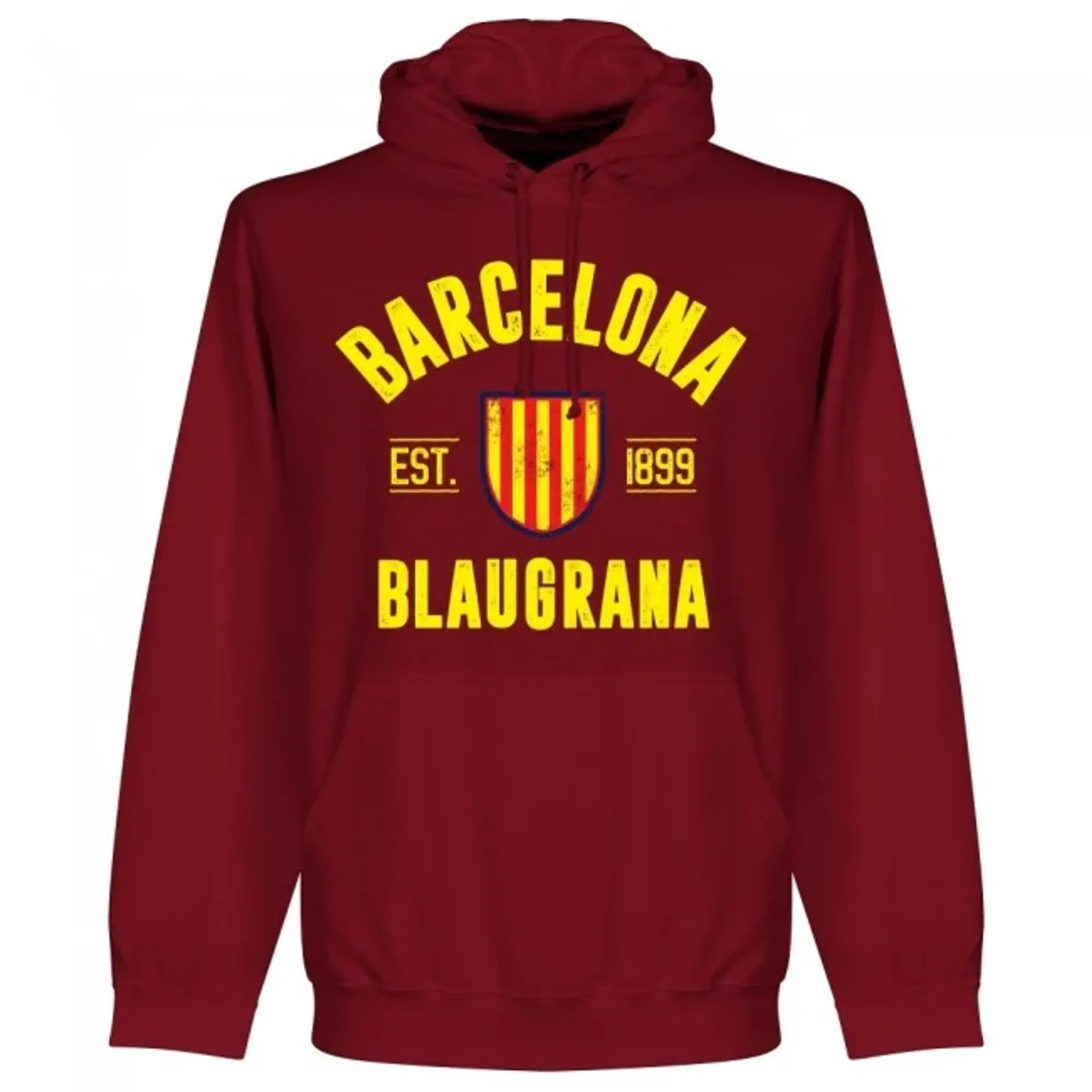 Barcelona Established Kids Hoodie - Maroon