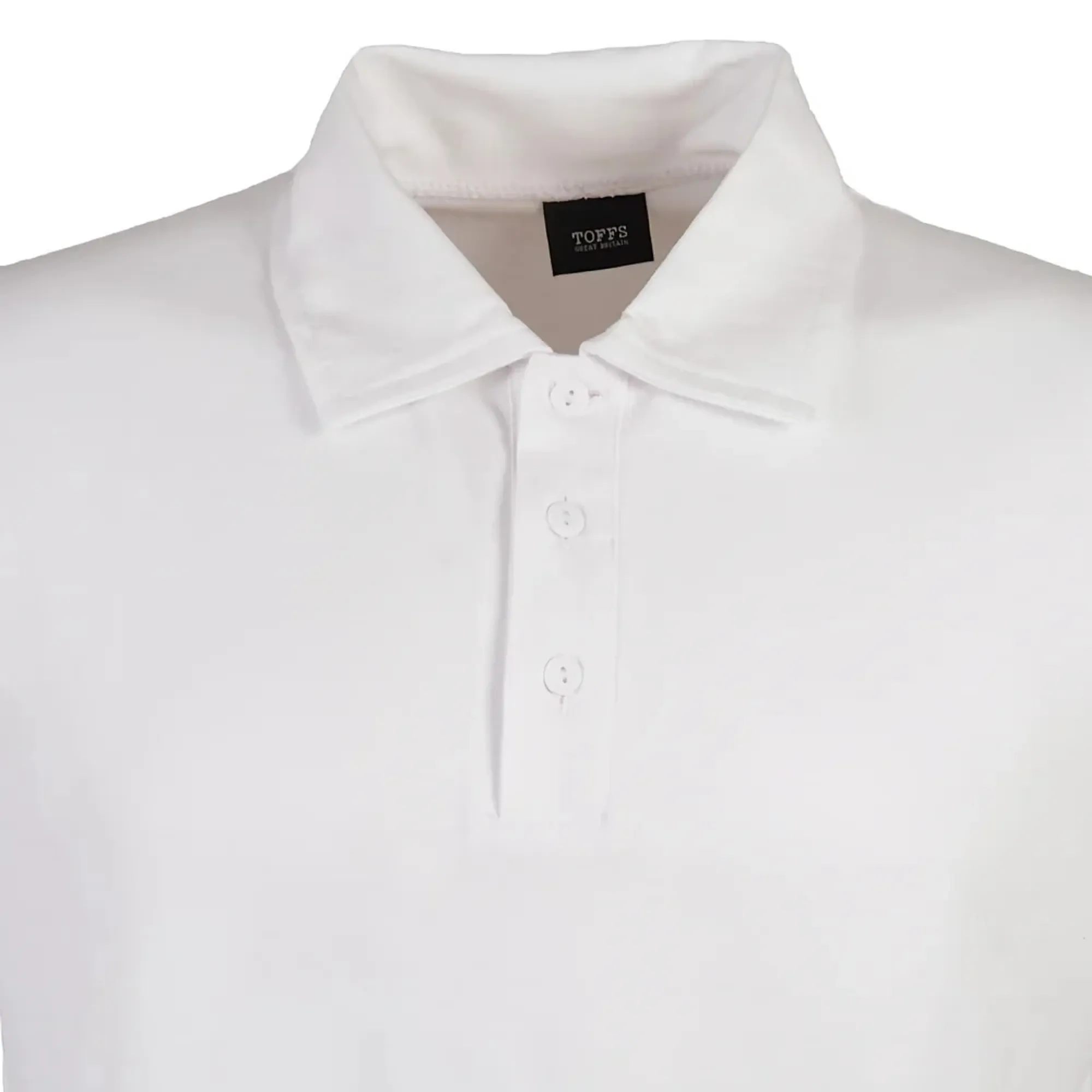 Toffs Retro Polo Shirt - White