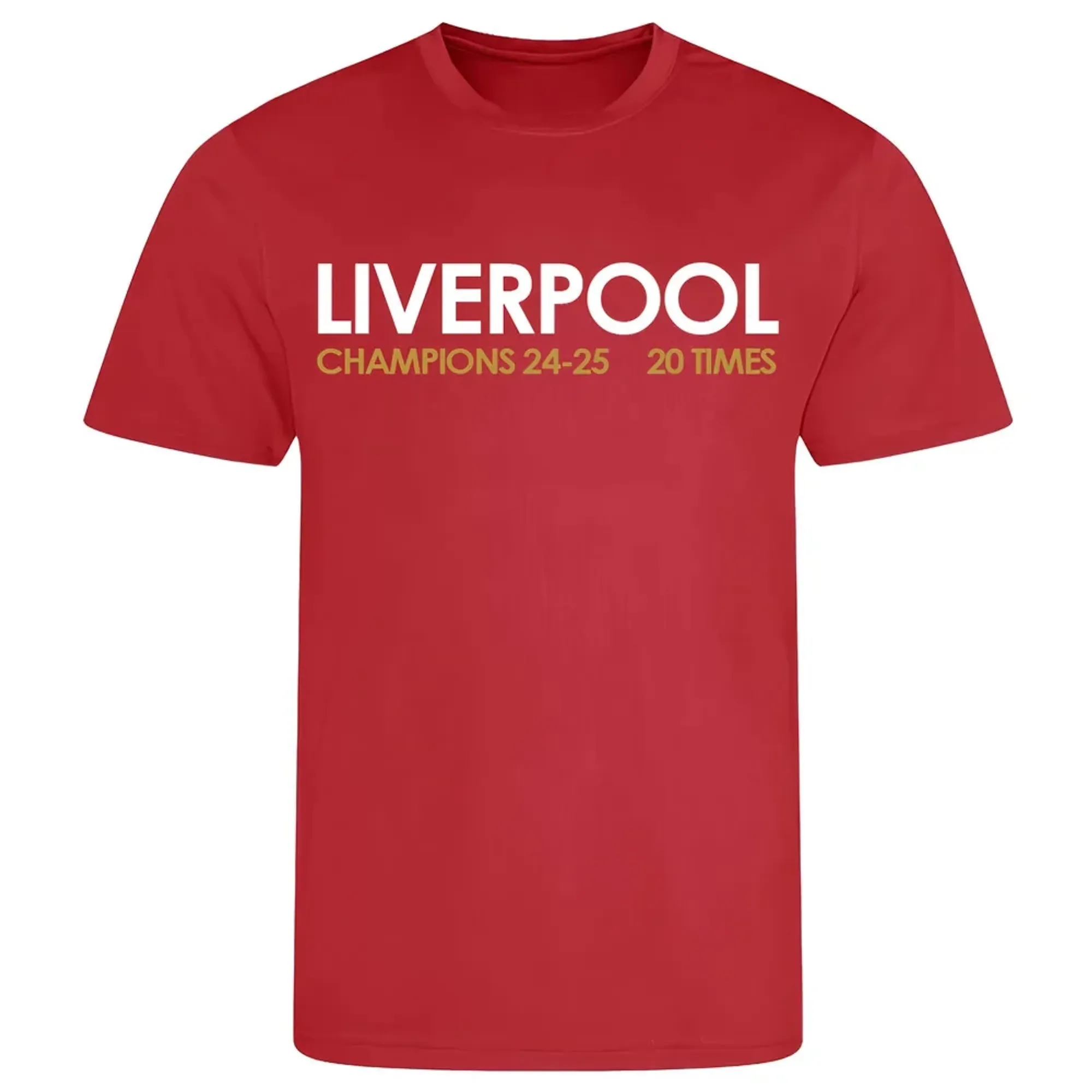 Liverpool 2024-2025 Champions T-Shirt (Red)