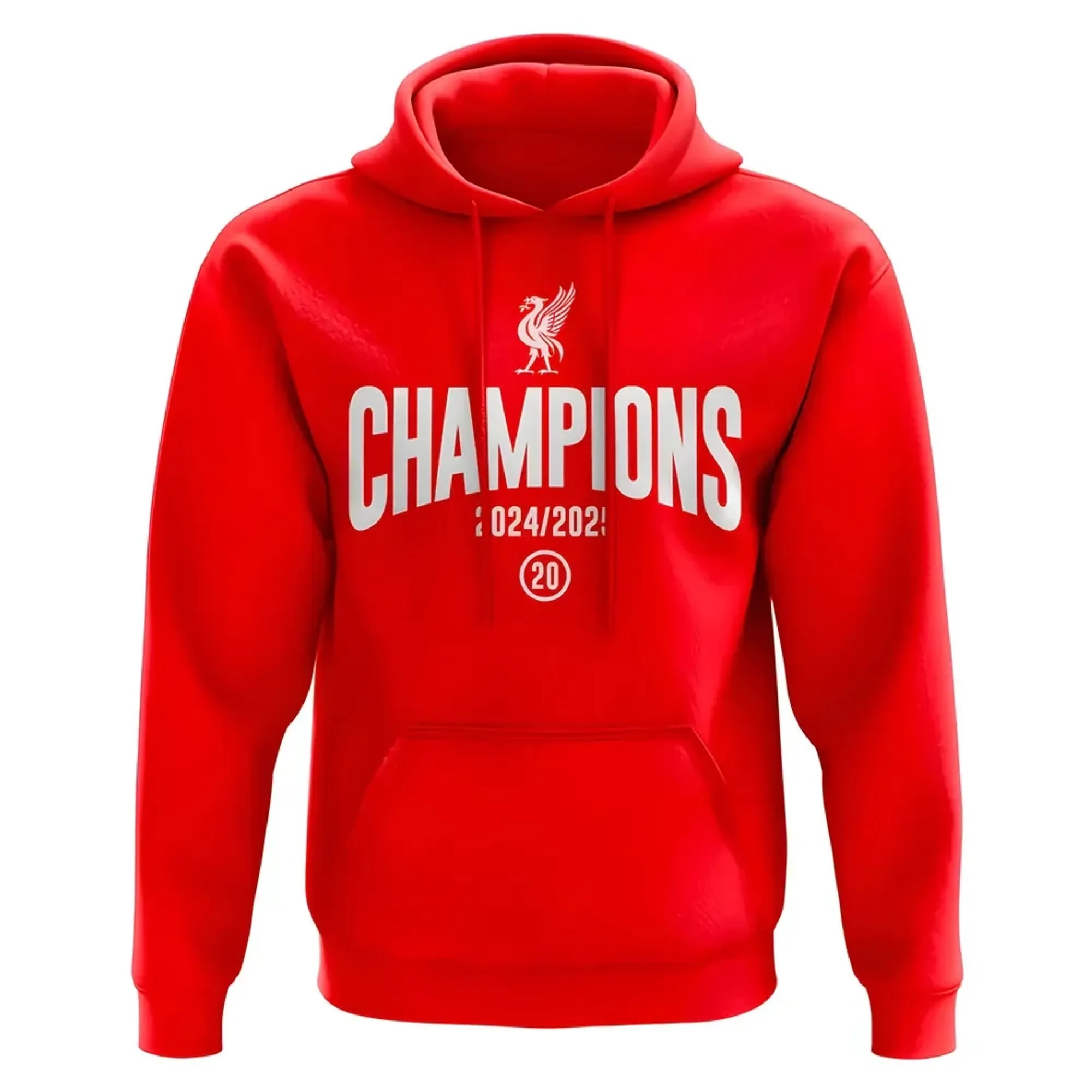 Liverpool 2024-2025 Champions Hoody (Red)