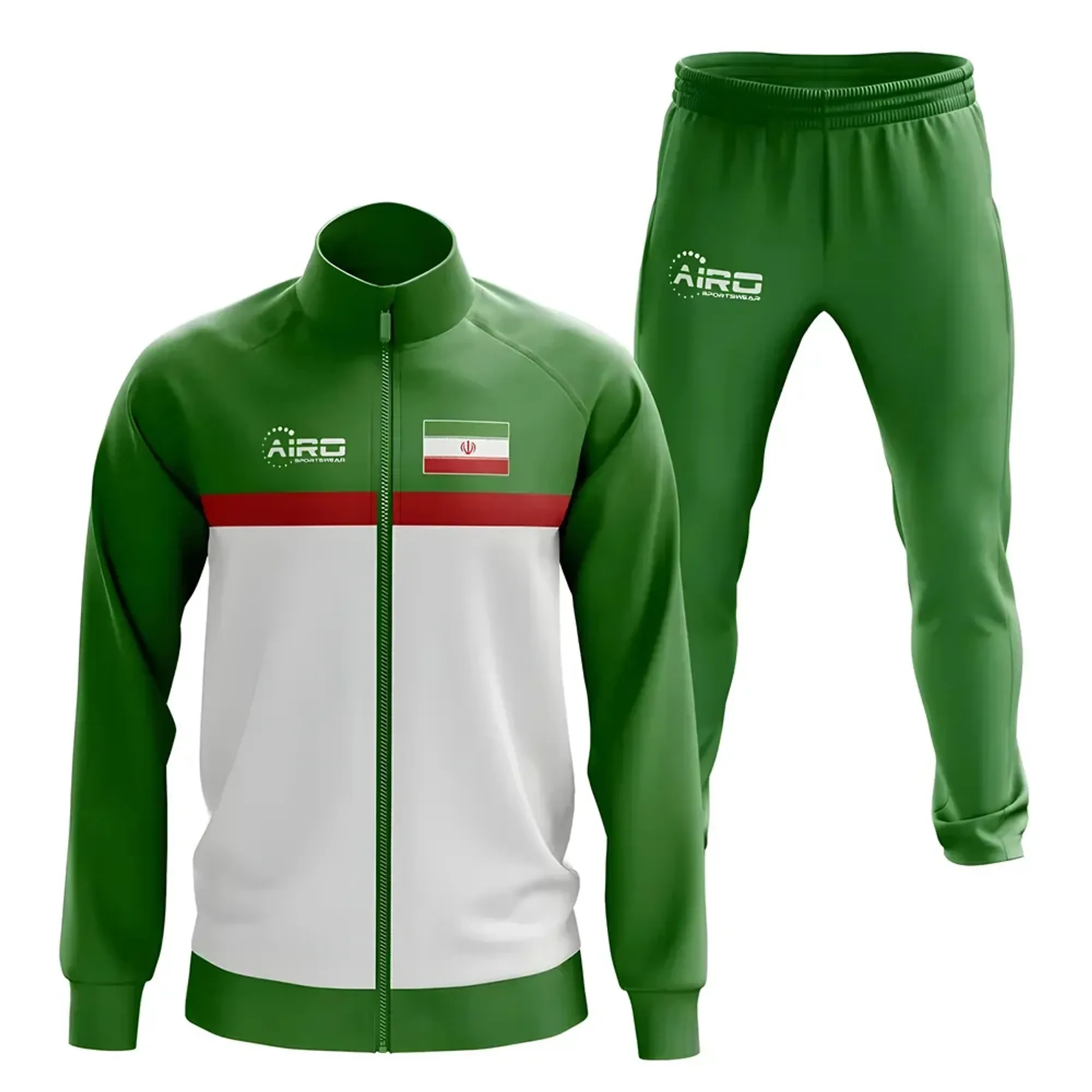 Iran Concept Football Tracksuit (Green)