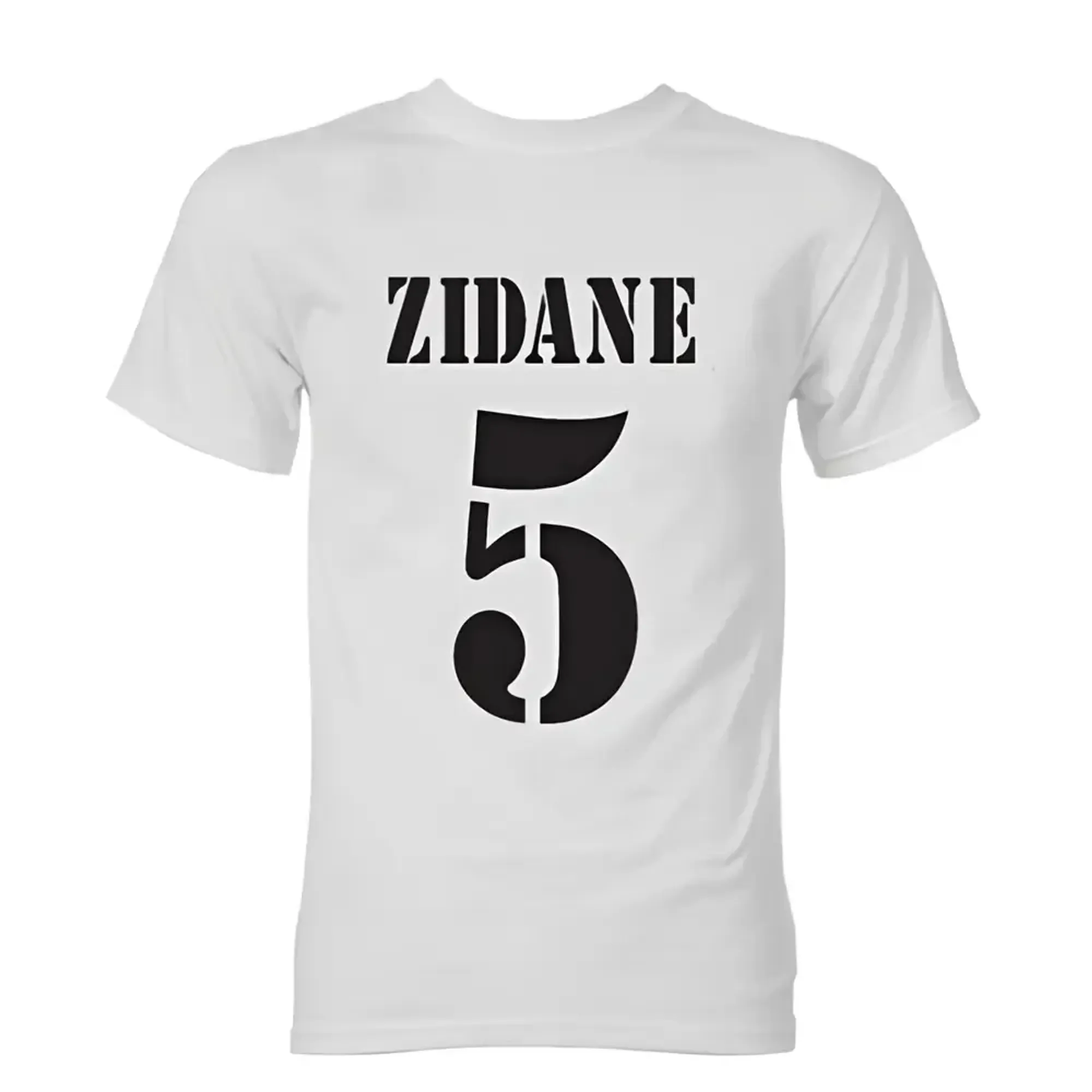 Zinedine Zidane Real Madrid Galactico T-Shirt (White)