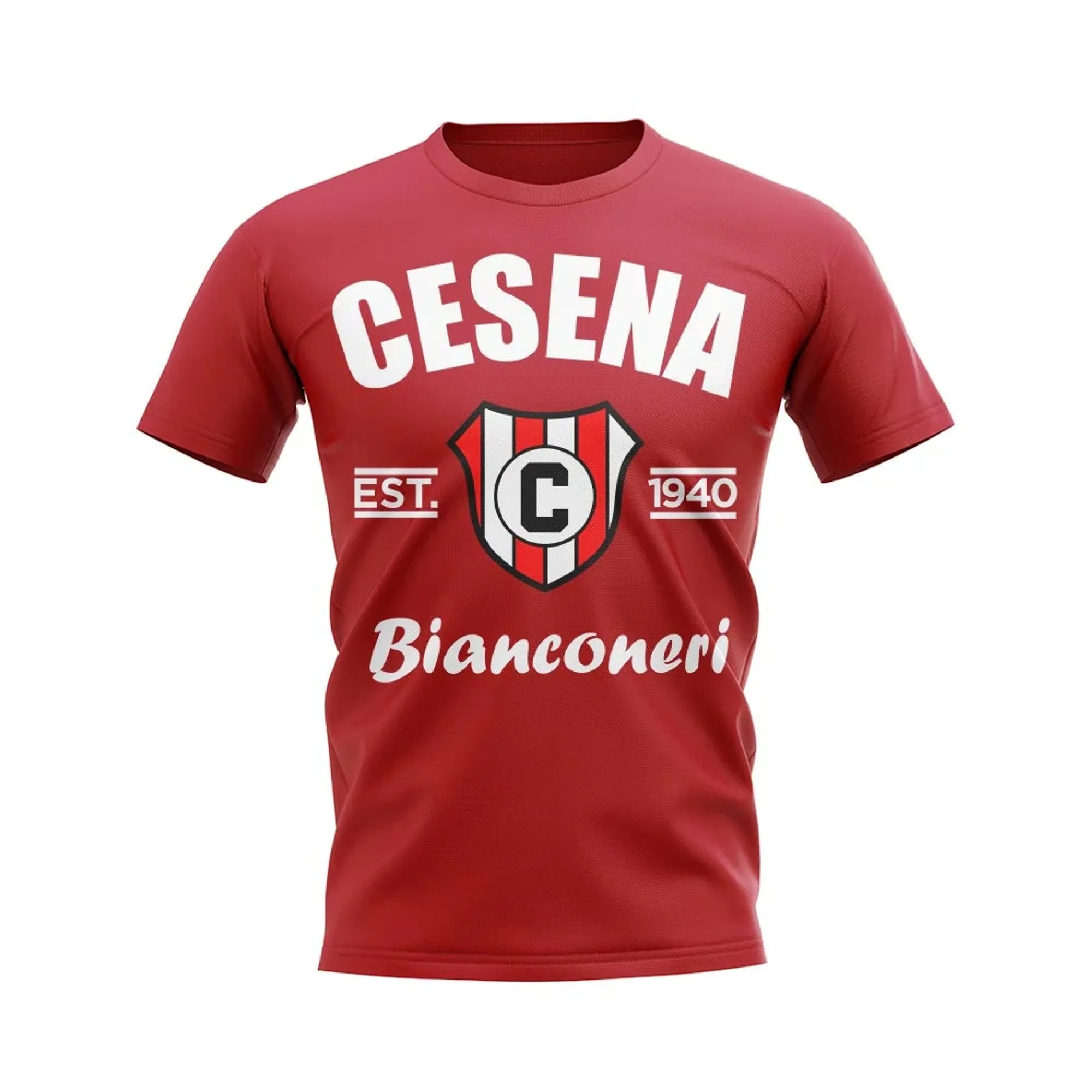 Cesena Established Football T-Shirt (Red)