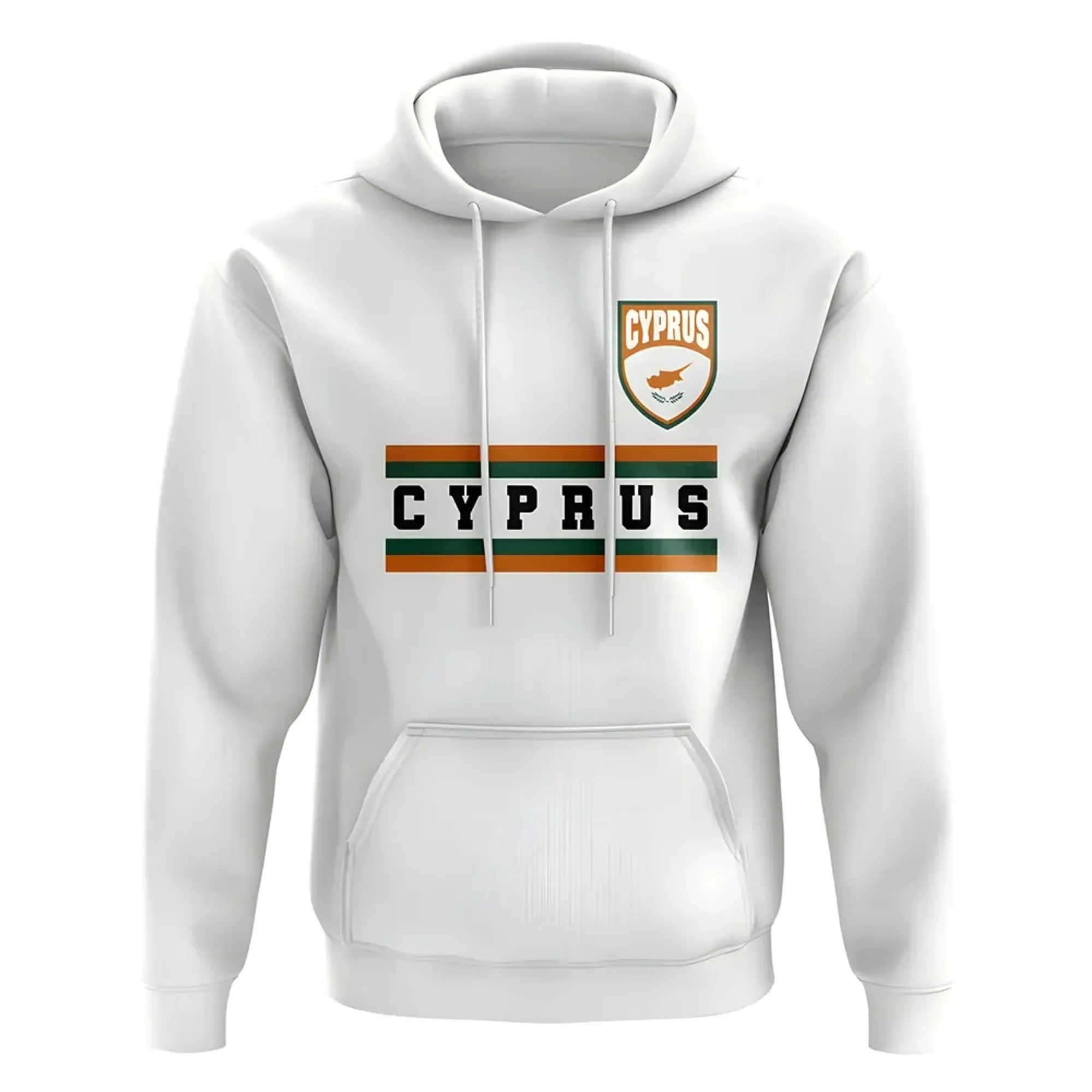 Cyprus Core Football Country Hoody (White)