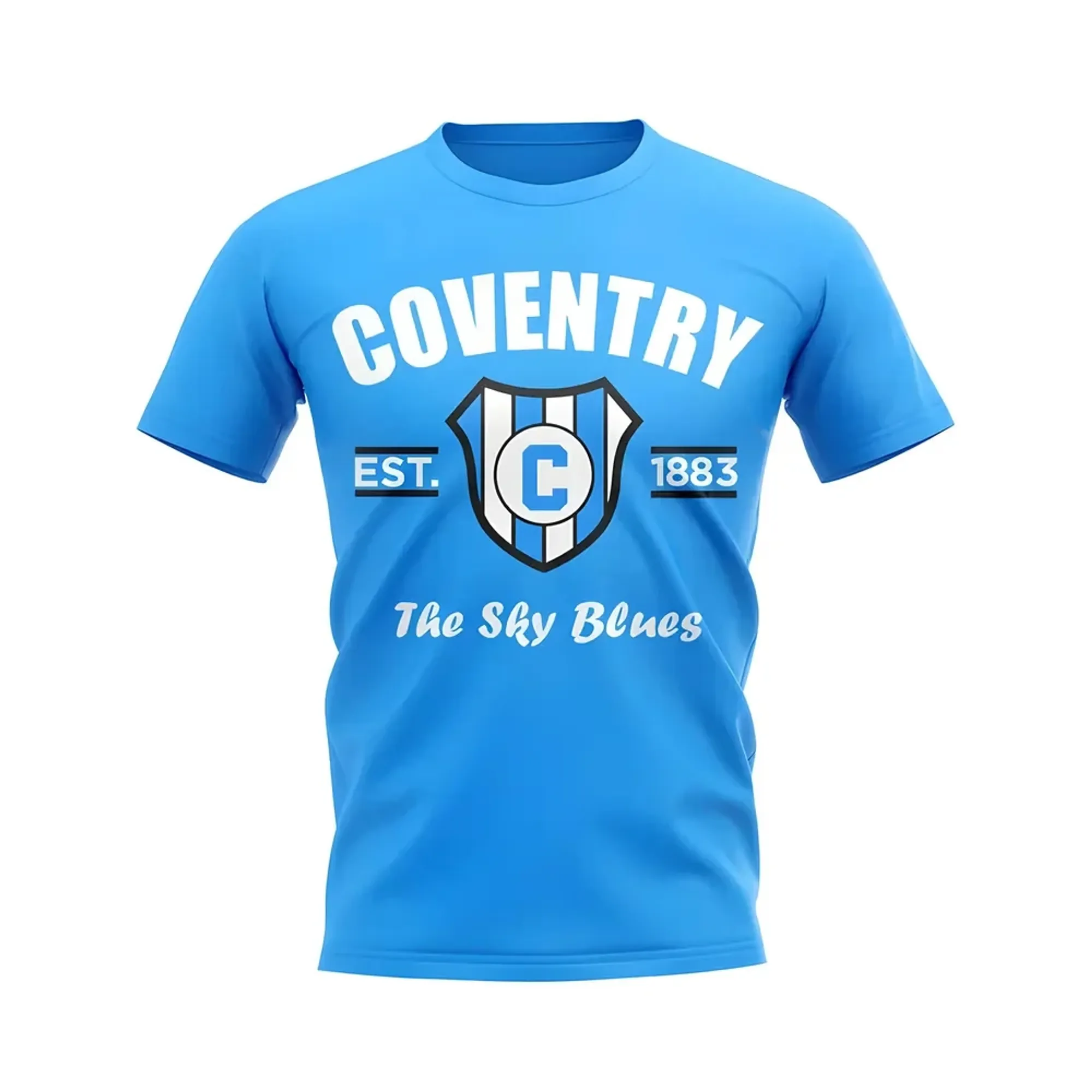 Coventry Established Football T-Shirt (Sky)