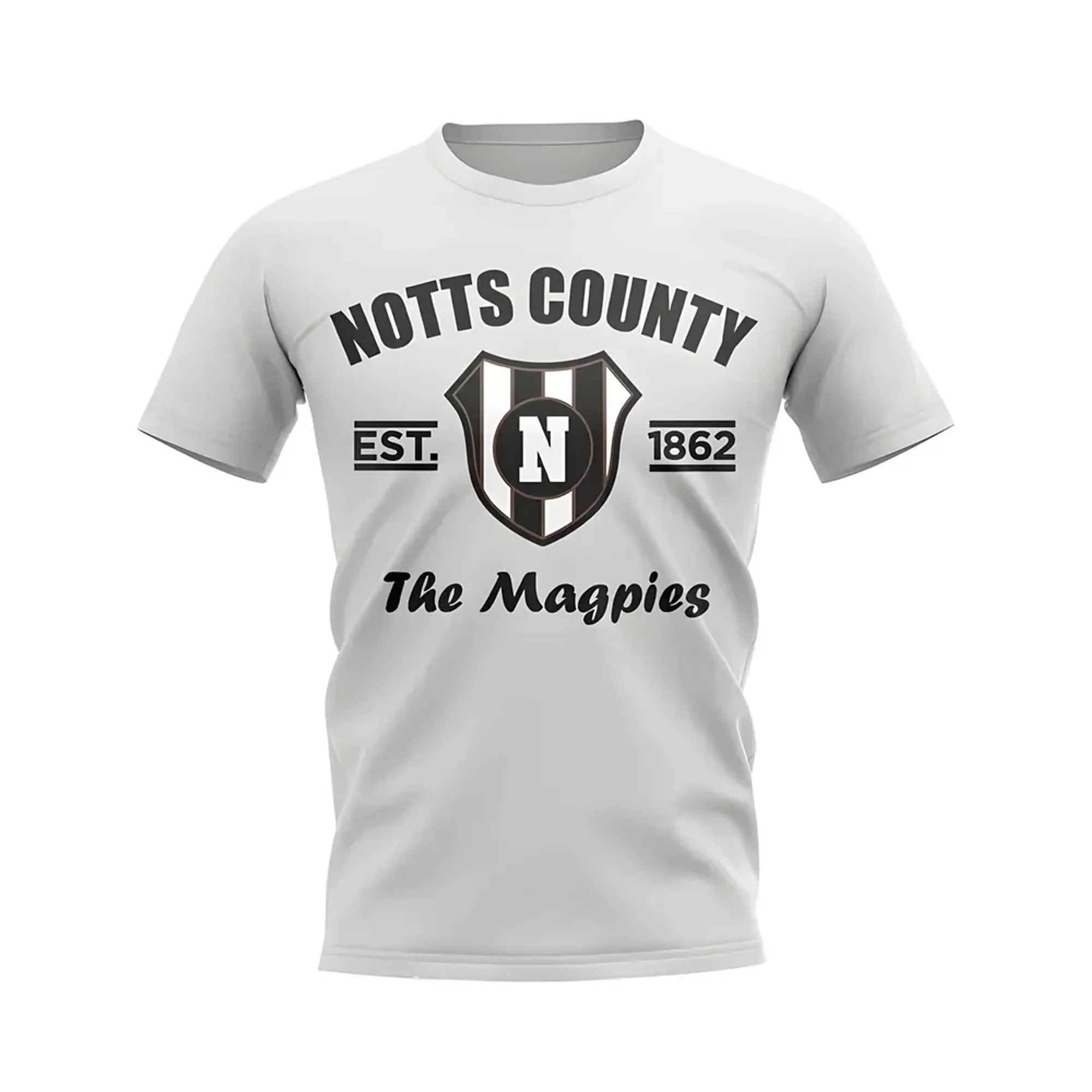 Notts County Established Football T-Shirt (White)