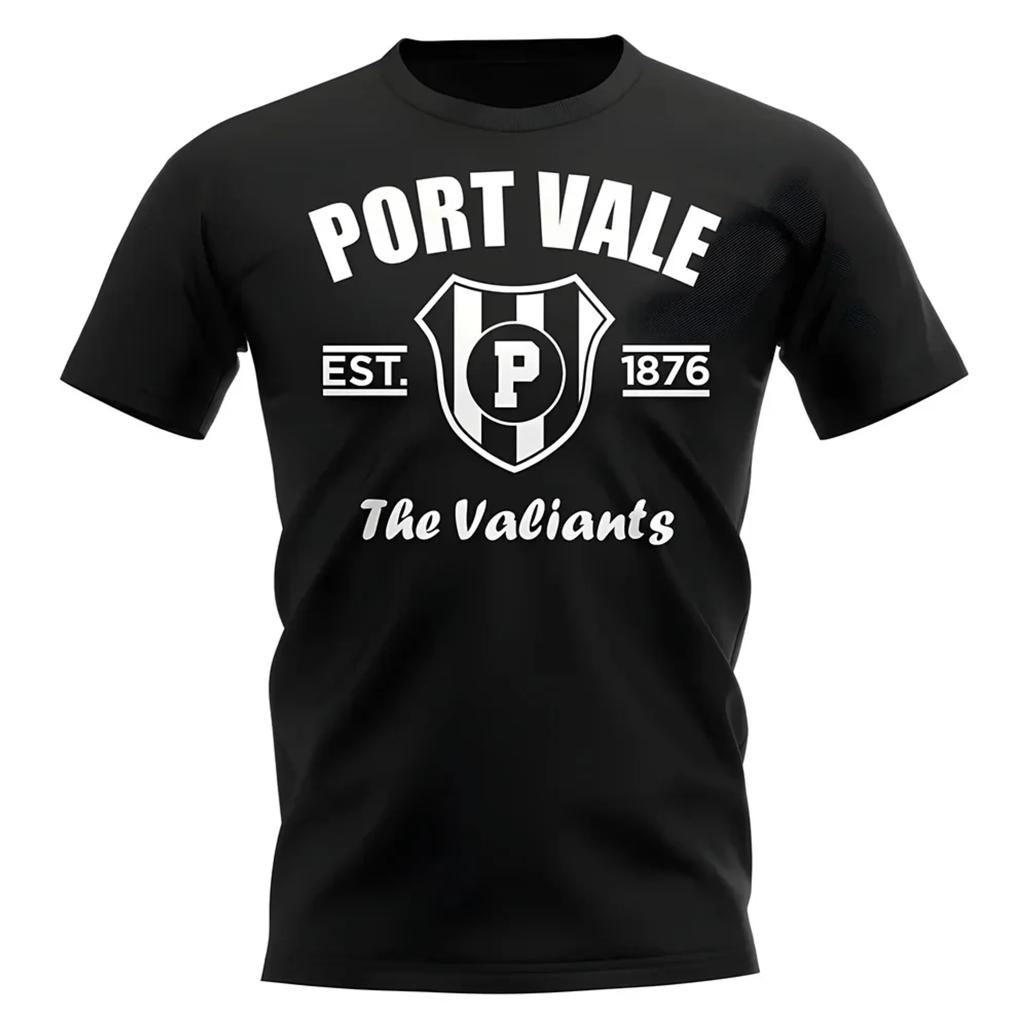 Port Vale Established Football T-Shirt (Black)