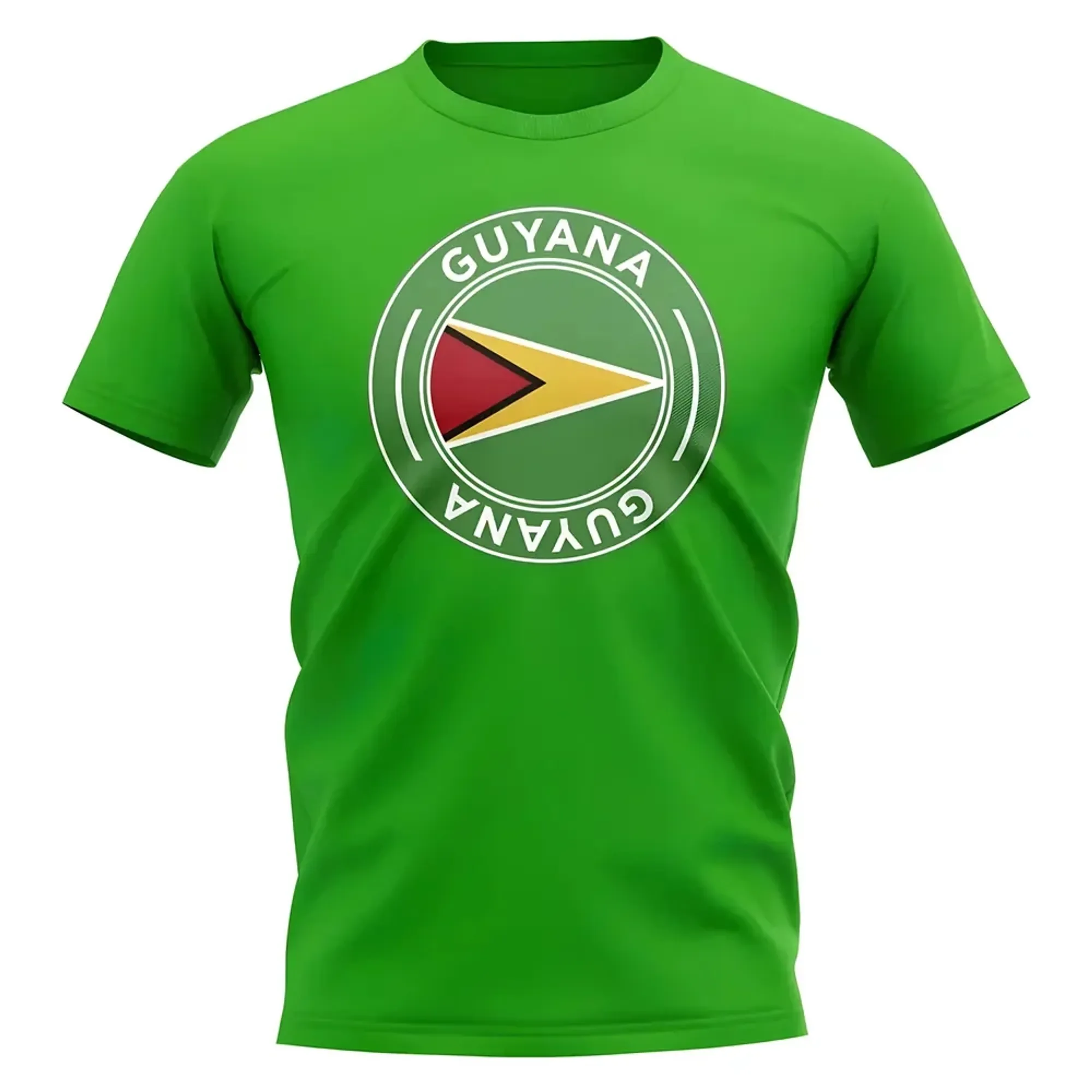 Guyana Football Badge T-Shirt (Green)