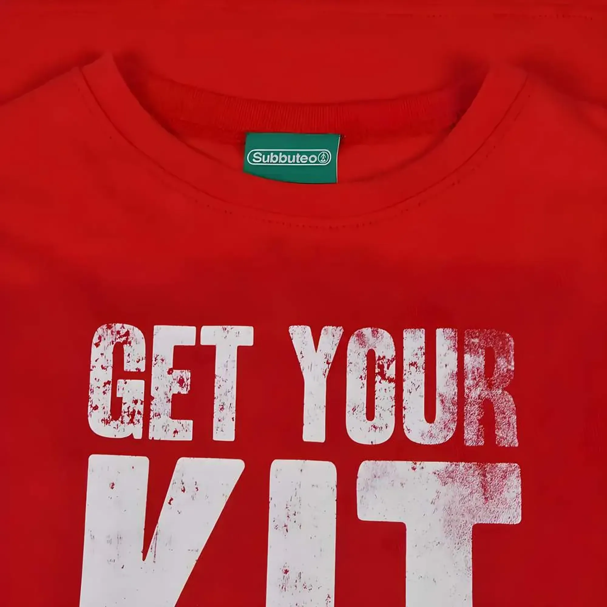 Subbuteo Get Your Kit Off T-Shirt - Red
