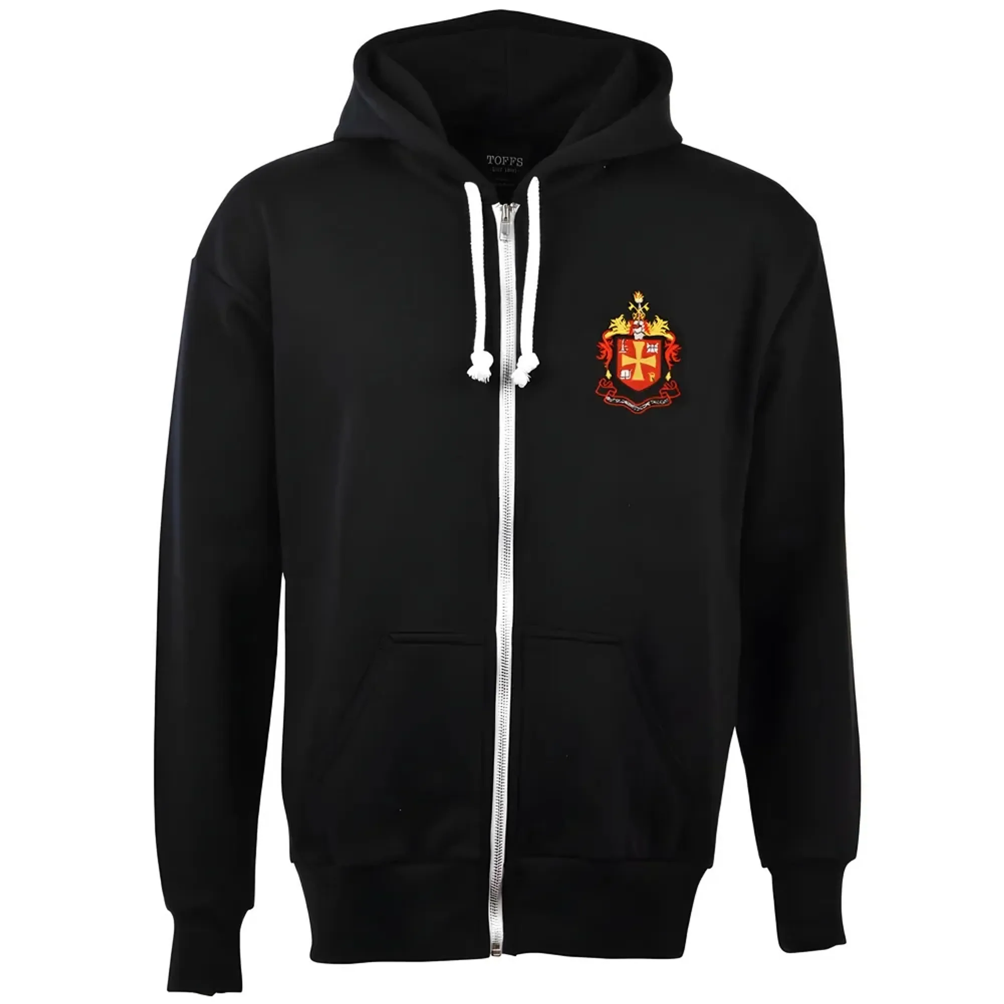 Wolverhampton Wanderers Zipped Hoodie -  Black