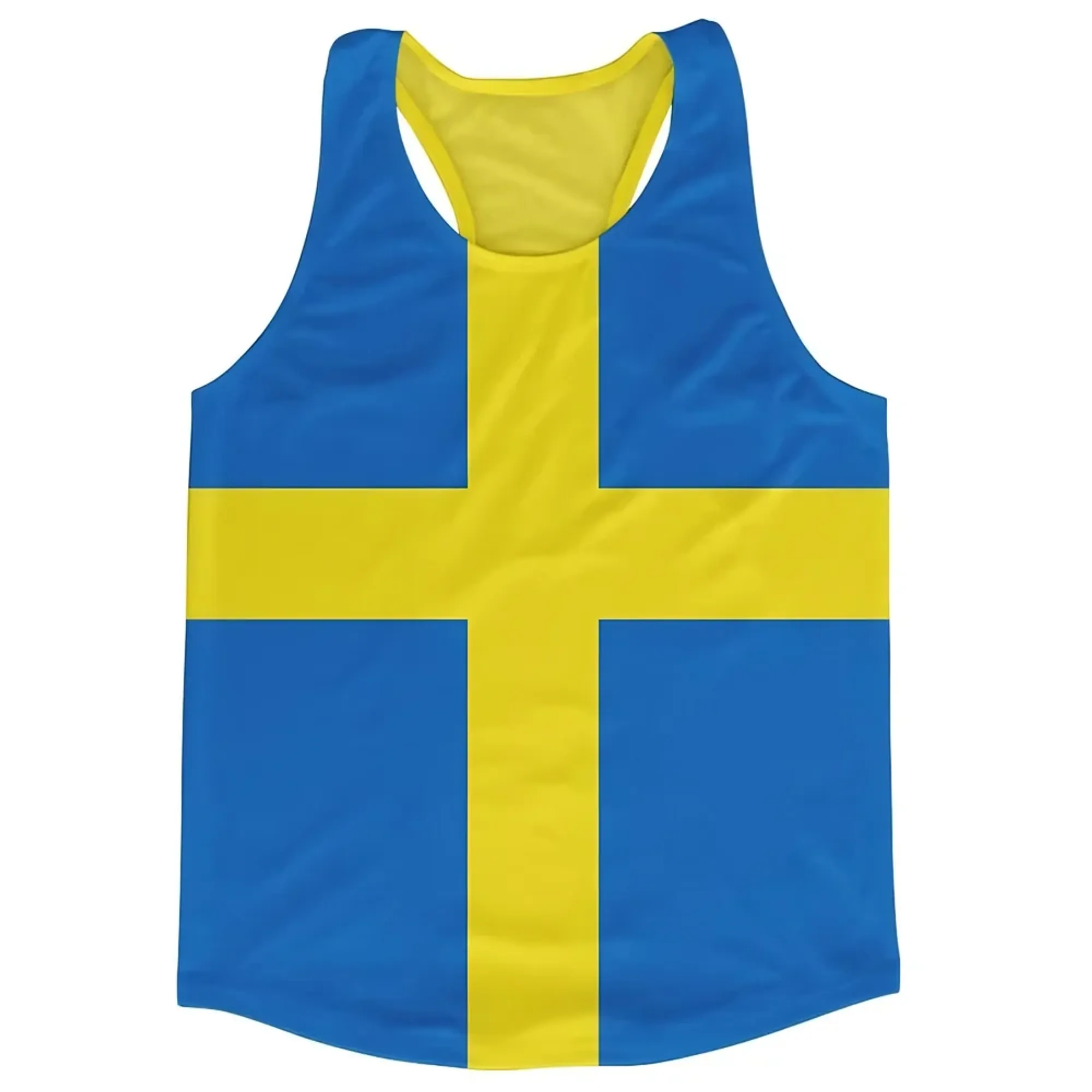 Sweden Flag Running Vest