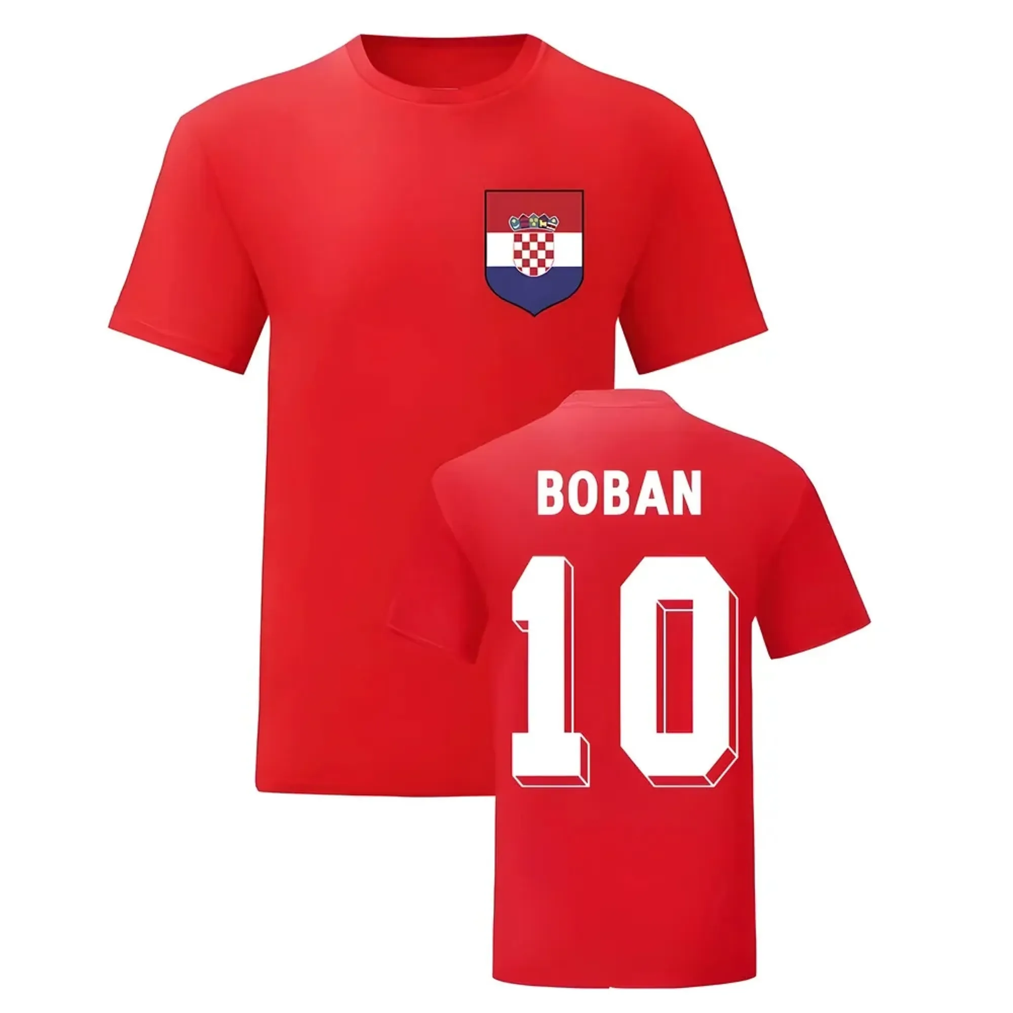 Zvonimir Boban Croatia National Hero Tee\'s (Red)