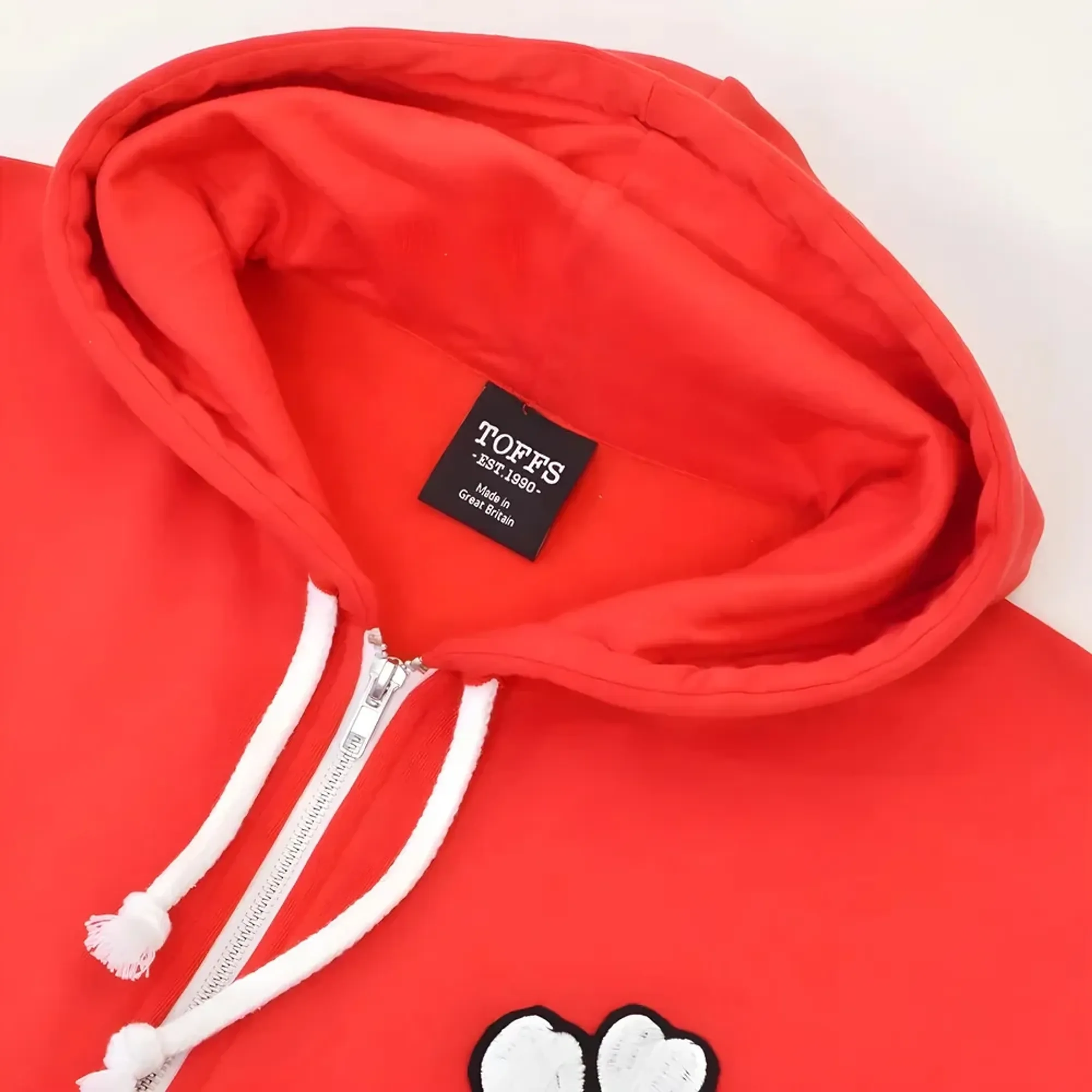 Wales 1905 Vintage Rugby Zipped Hoodie - Red
