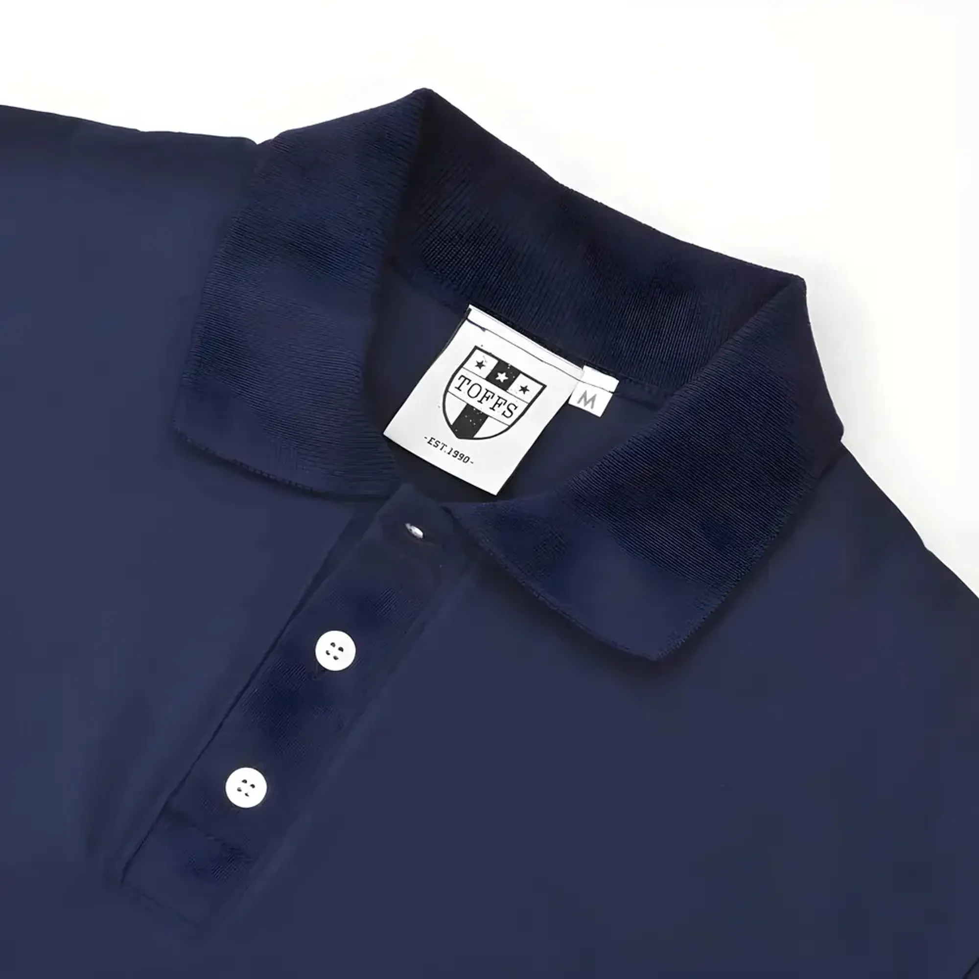 BUKTA Lifestyle Polo Navy with White Cuffs