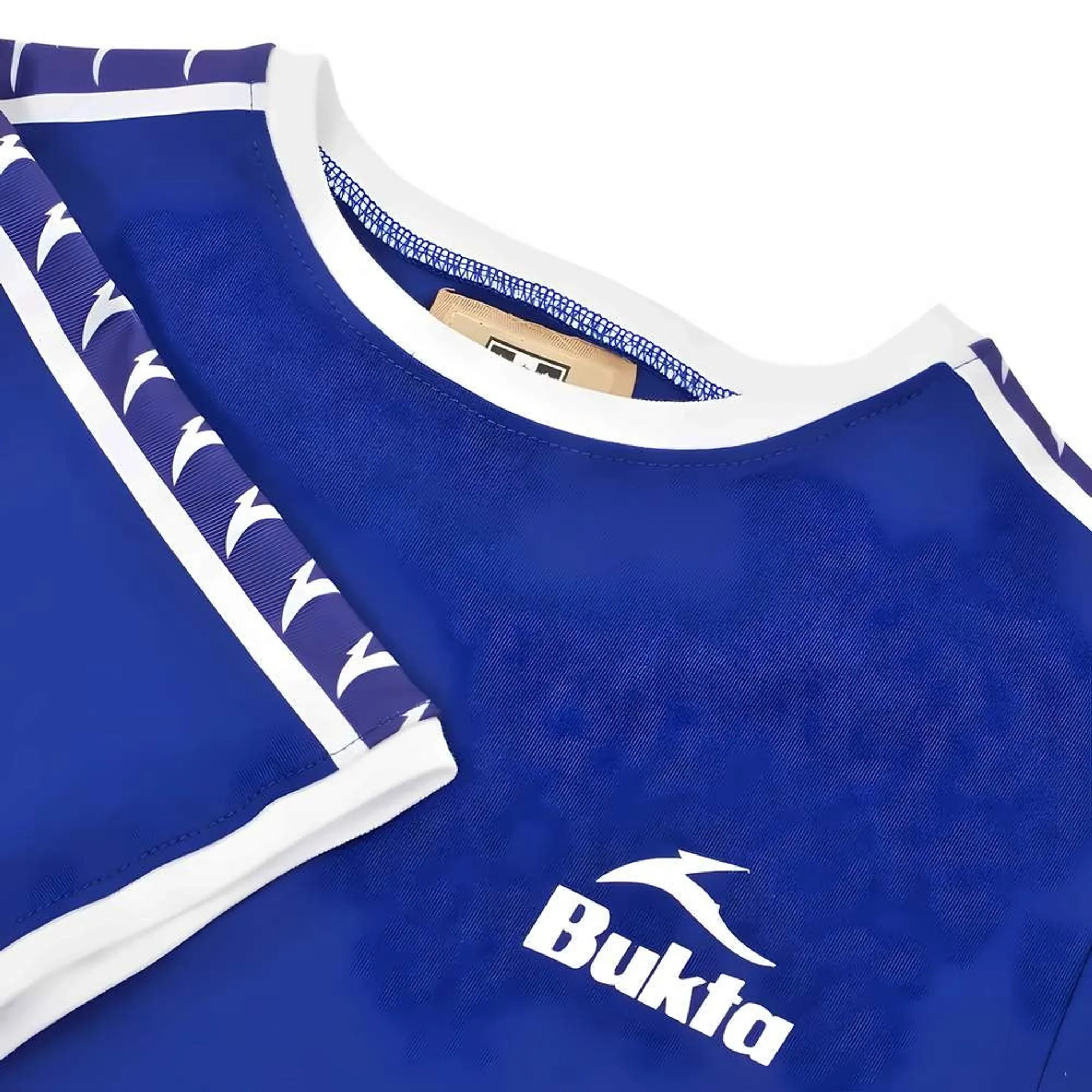 BUKTA T-Shirt - White on Royal