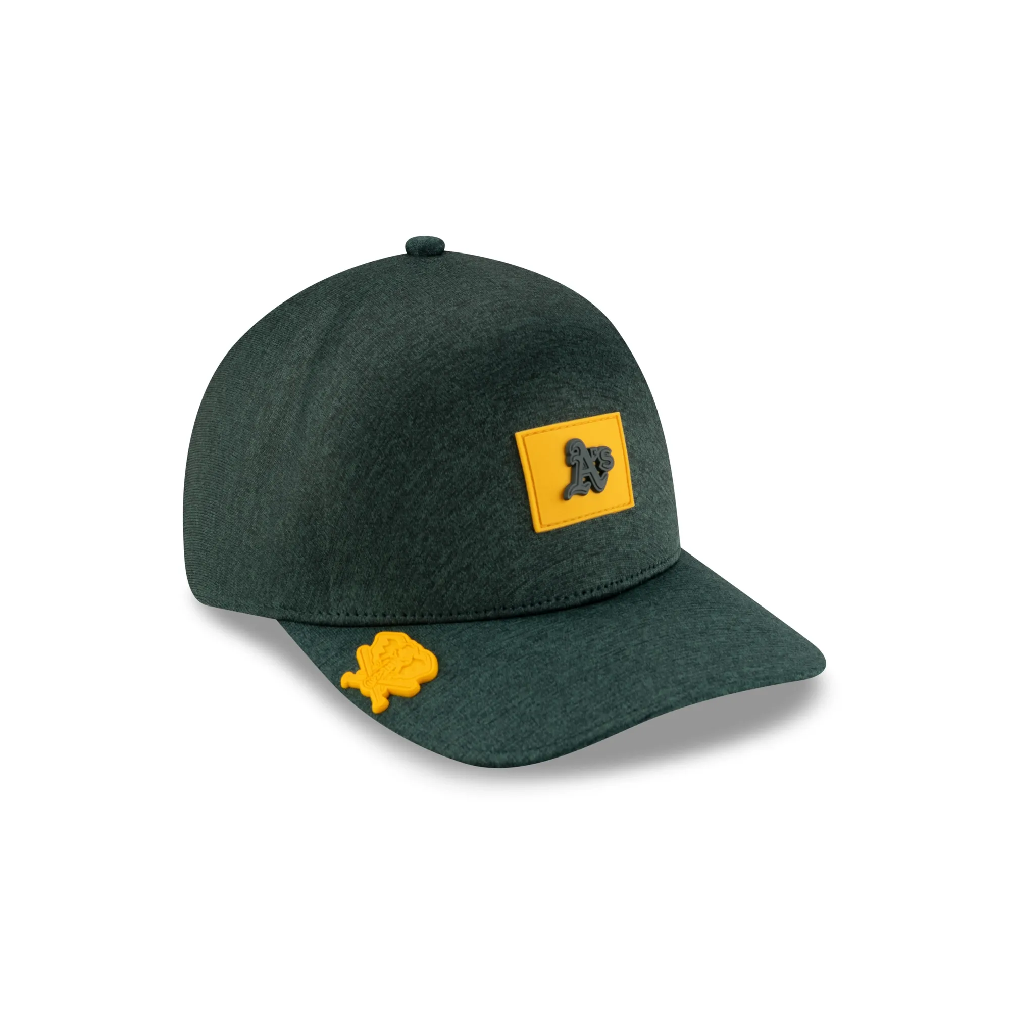 Athletics MLB Clubhouse Dark Green 39THIRTY Infinity Stretch Fit Cap New Era Cap adult unisex