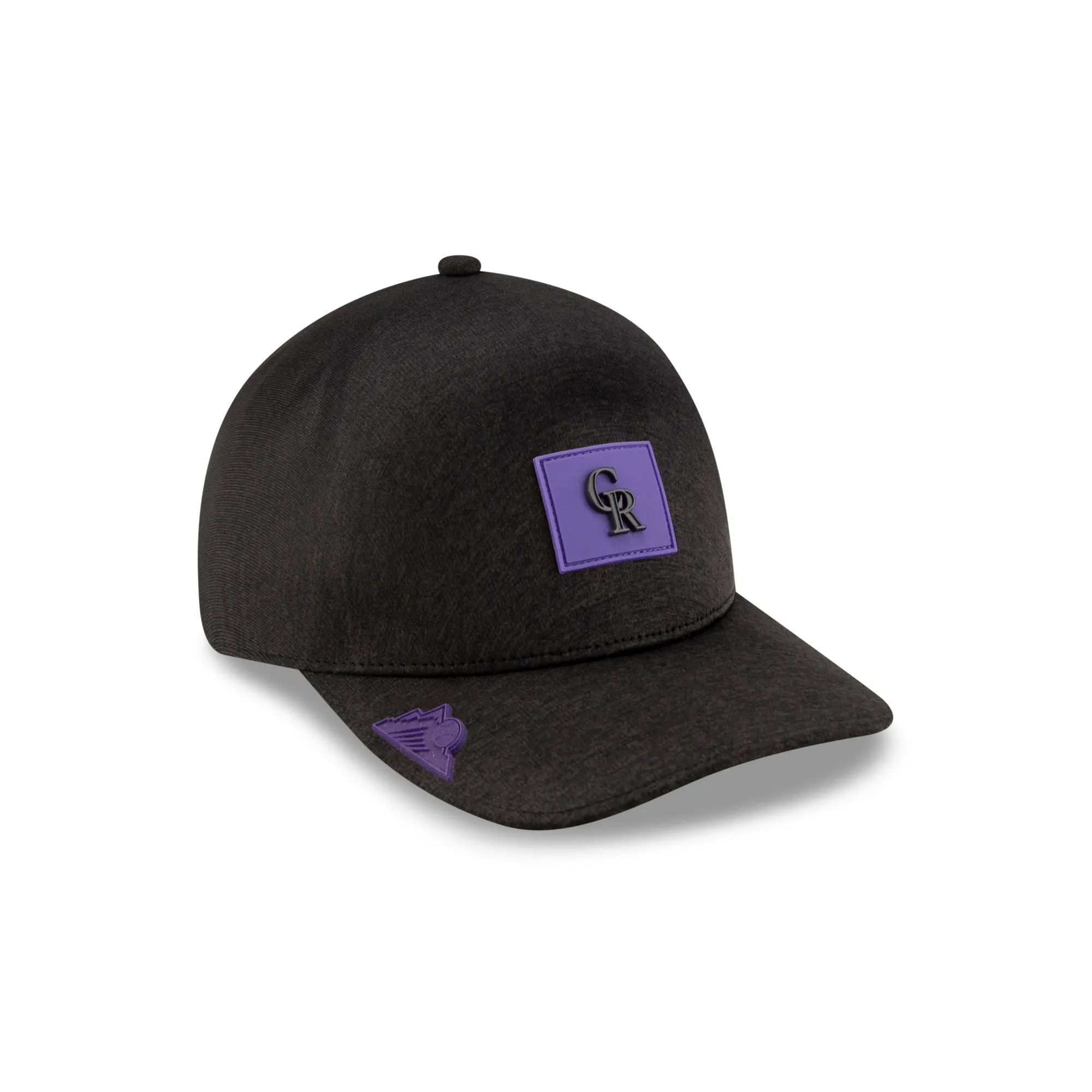 Colorado Rockies MLB Clubhouse Black 39THIRTY Infinity Stretch Fit Cap New Era Cap adult unisex