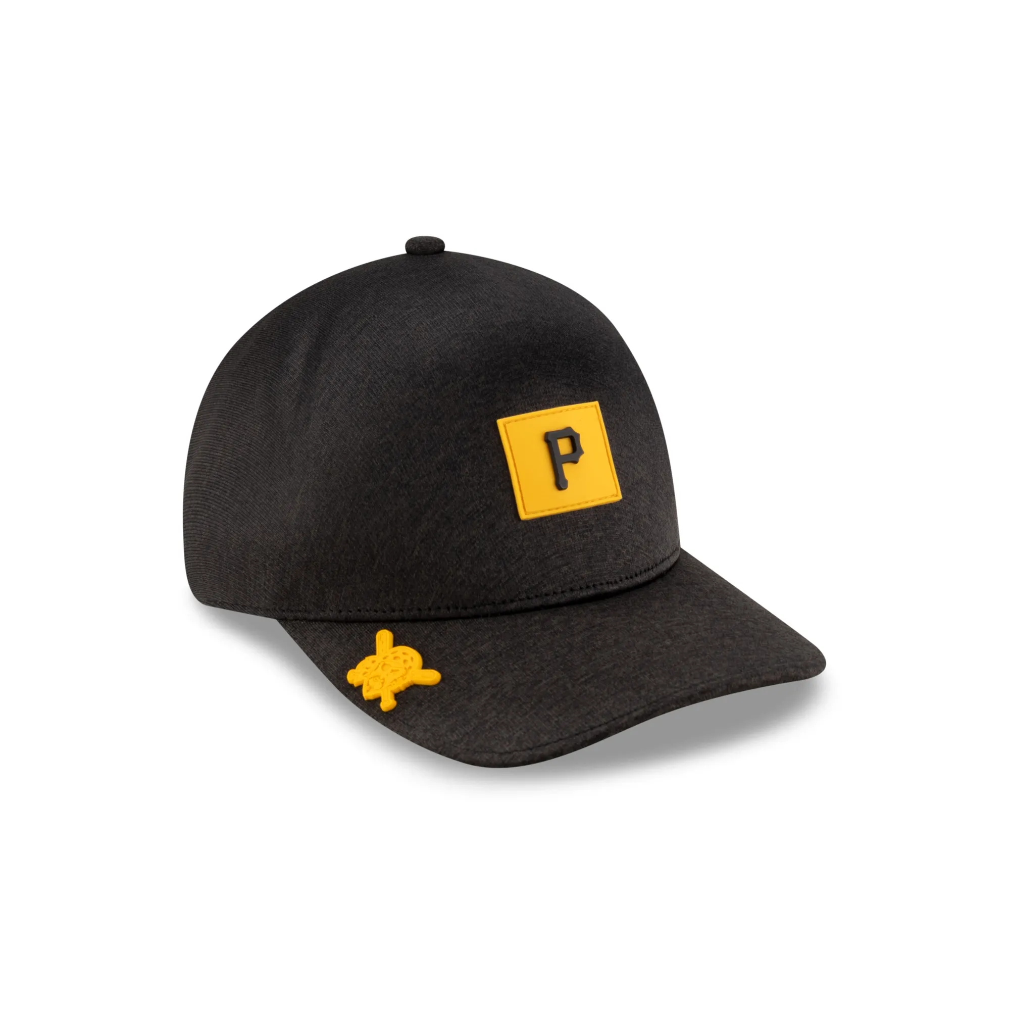 Pittsburgh Pirates MLB Clubhouse Black 39THIRTY Infinity Stretch Fit Cap New Era Cap adult unisex