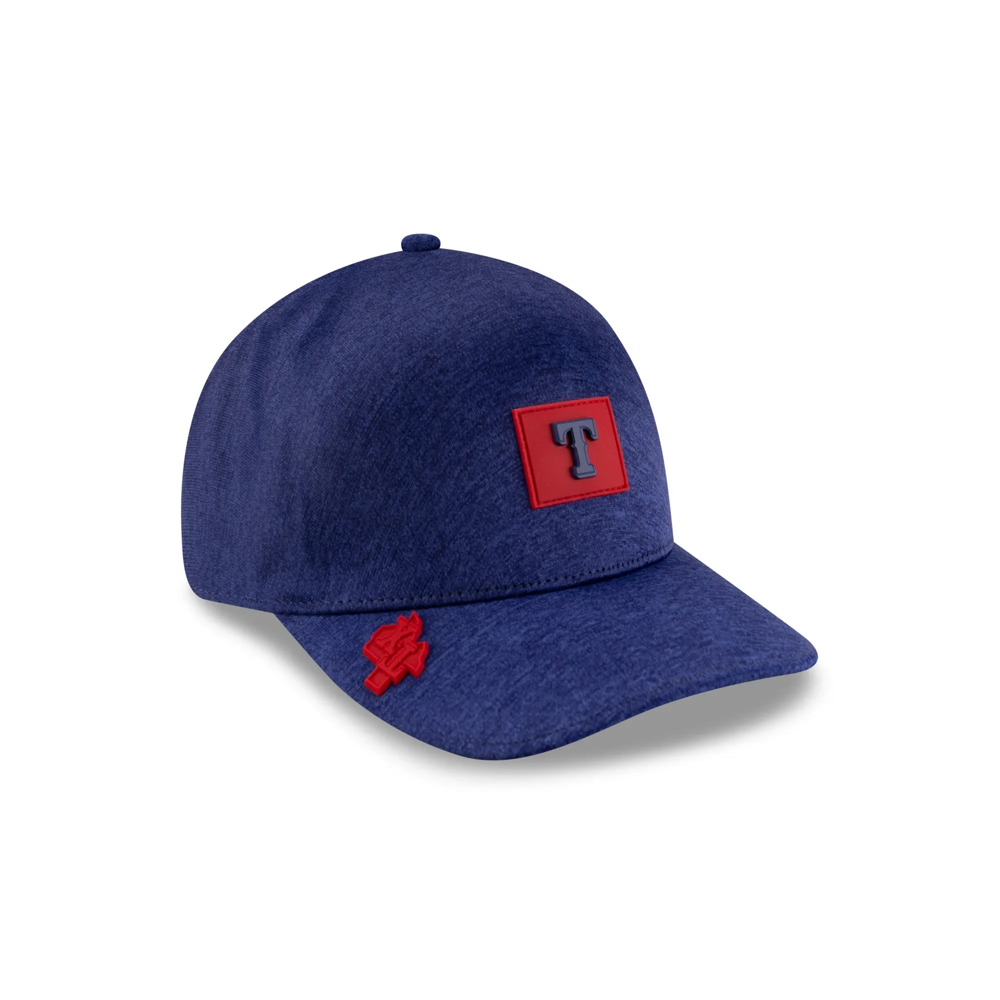 Texas Rangers MLB Clubhouse Dark Blue 39THIRTY Infinity Stretch Fit Cap New Era Cap adult unisex
