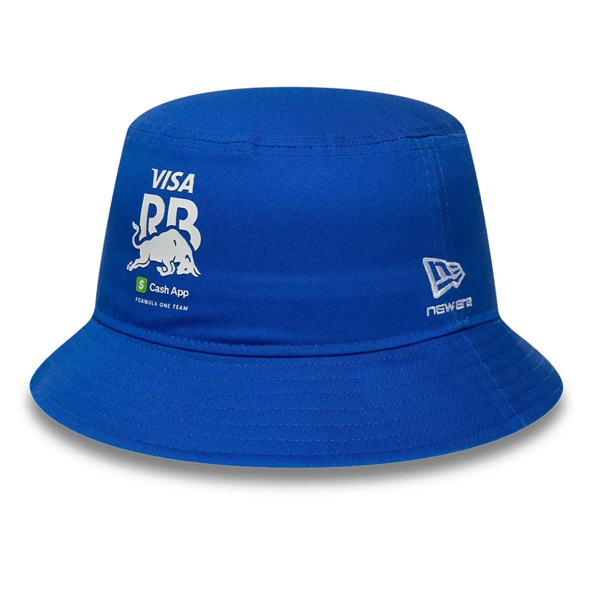 Visa Cash App Racing Bulls Essential Bright Blue Bucket Hat New Era Cap adult unisex