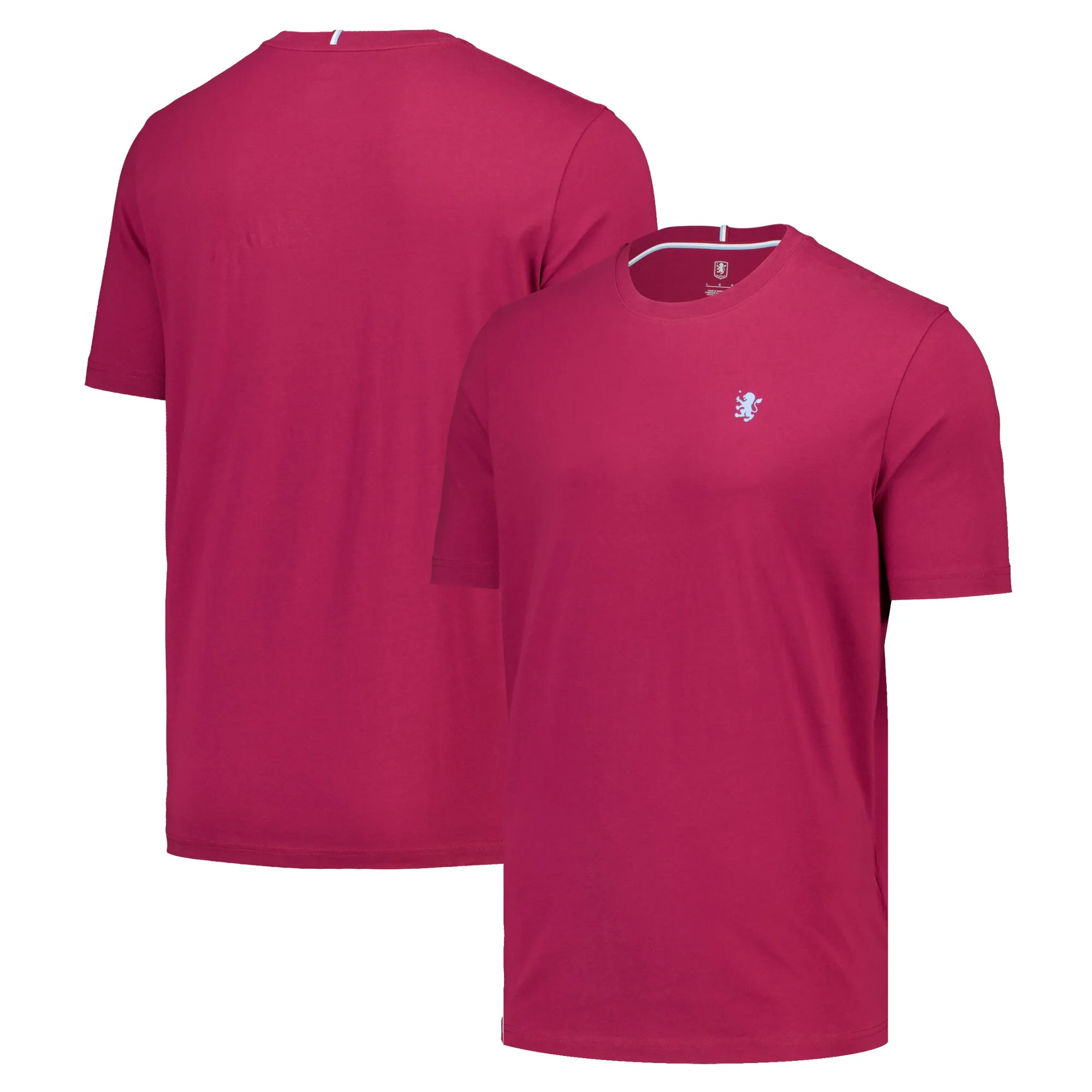 Aston Villa Essentials T-Shirt - Rhododendron - Mens