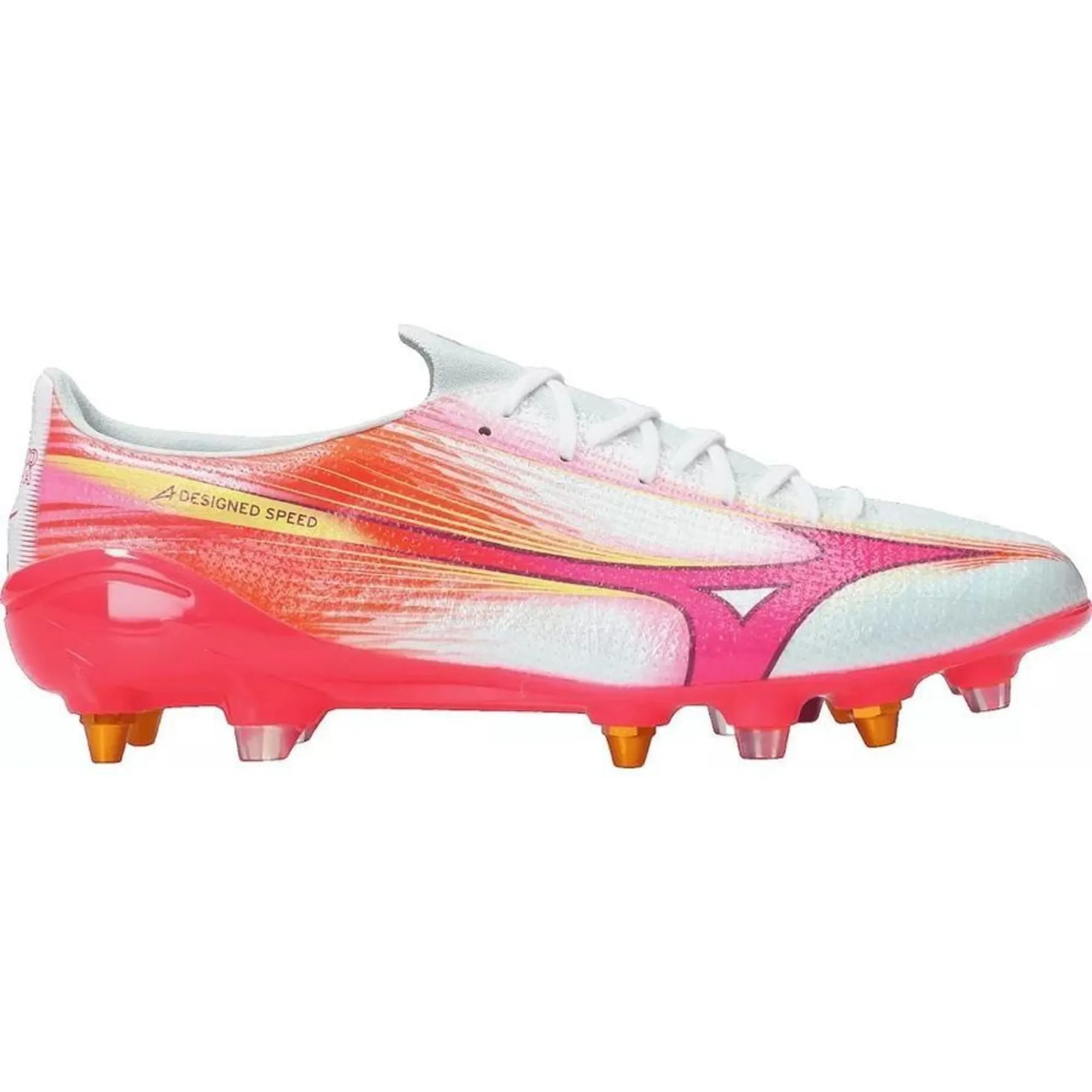 Mizuno Alpha III Elite Mix SG White Fuchsia Purple