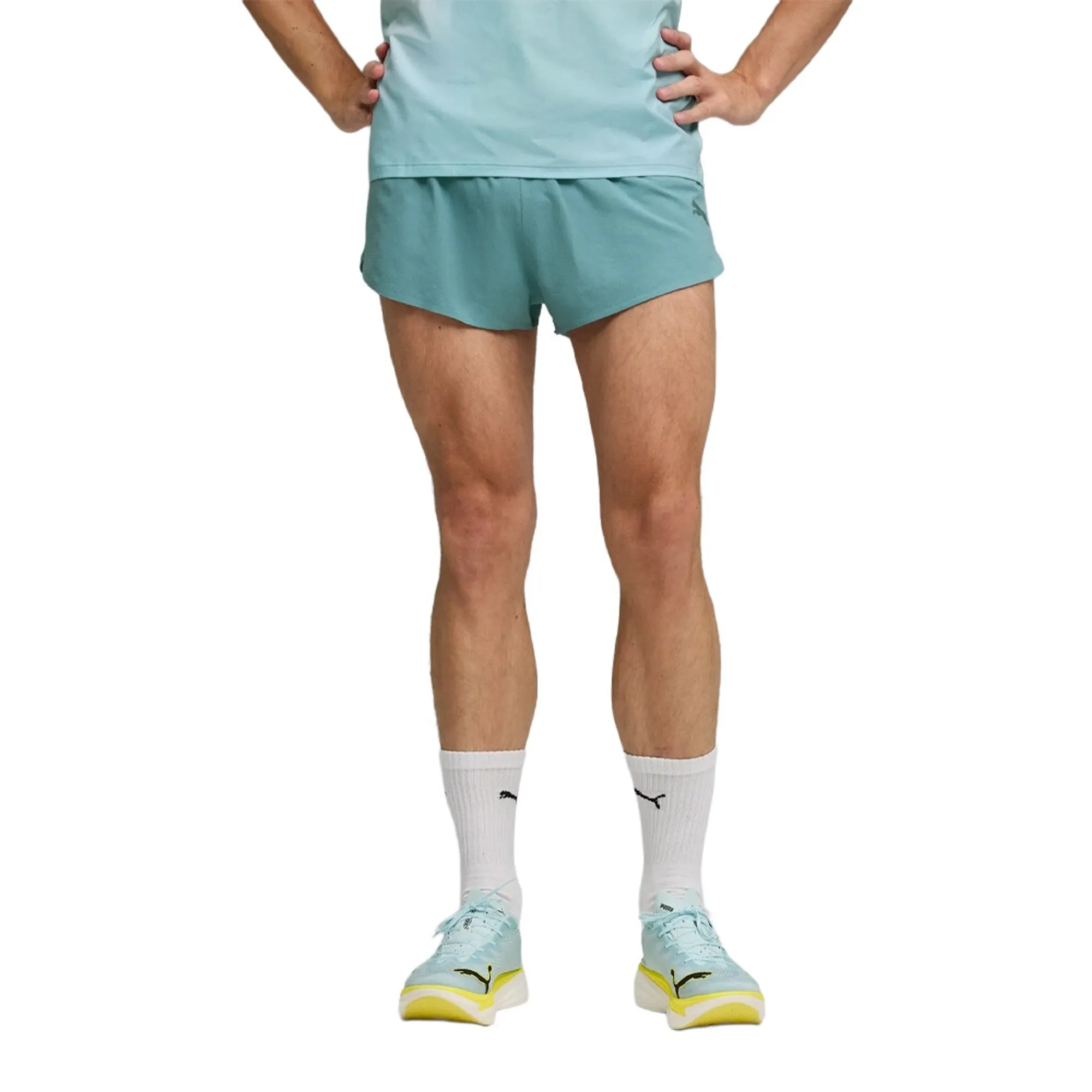 PUMA Lightspeed ULTRAWEAVE Running 2" Shorts Men in Blue | Size Medium