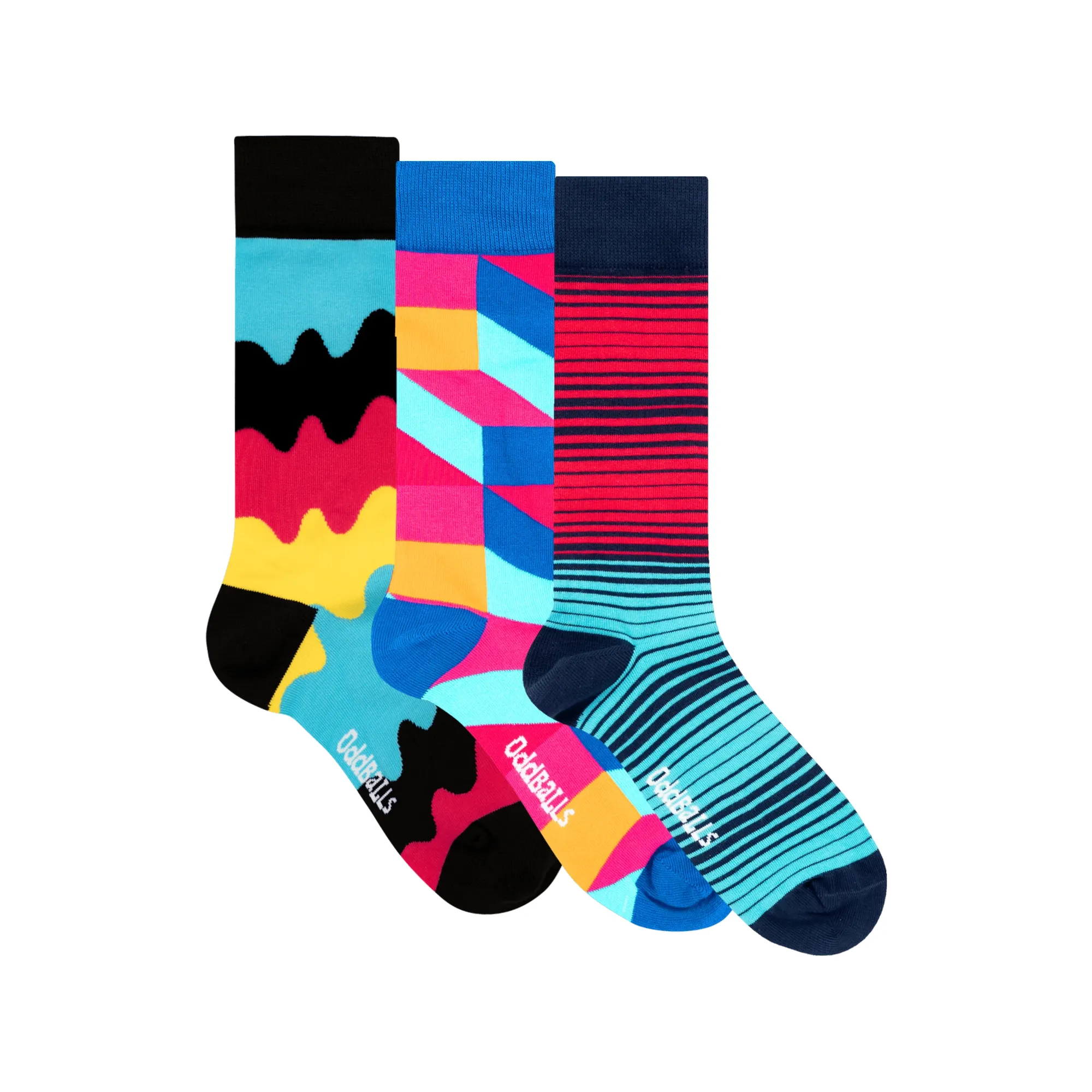 Cyan Bundle - 3 Pack Sock Bundle