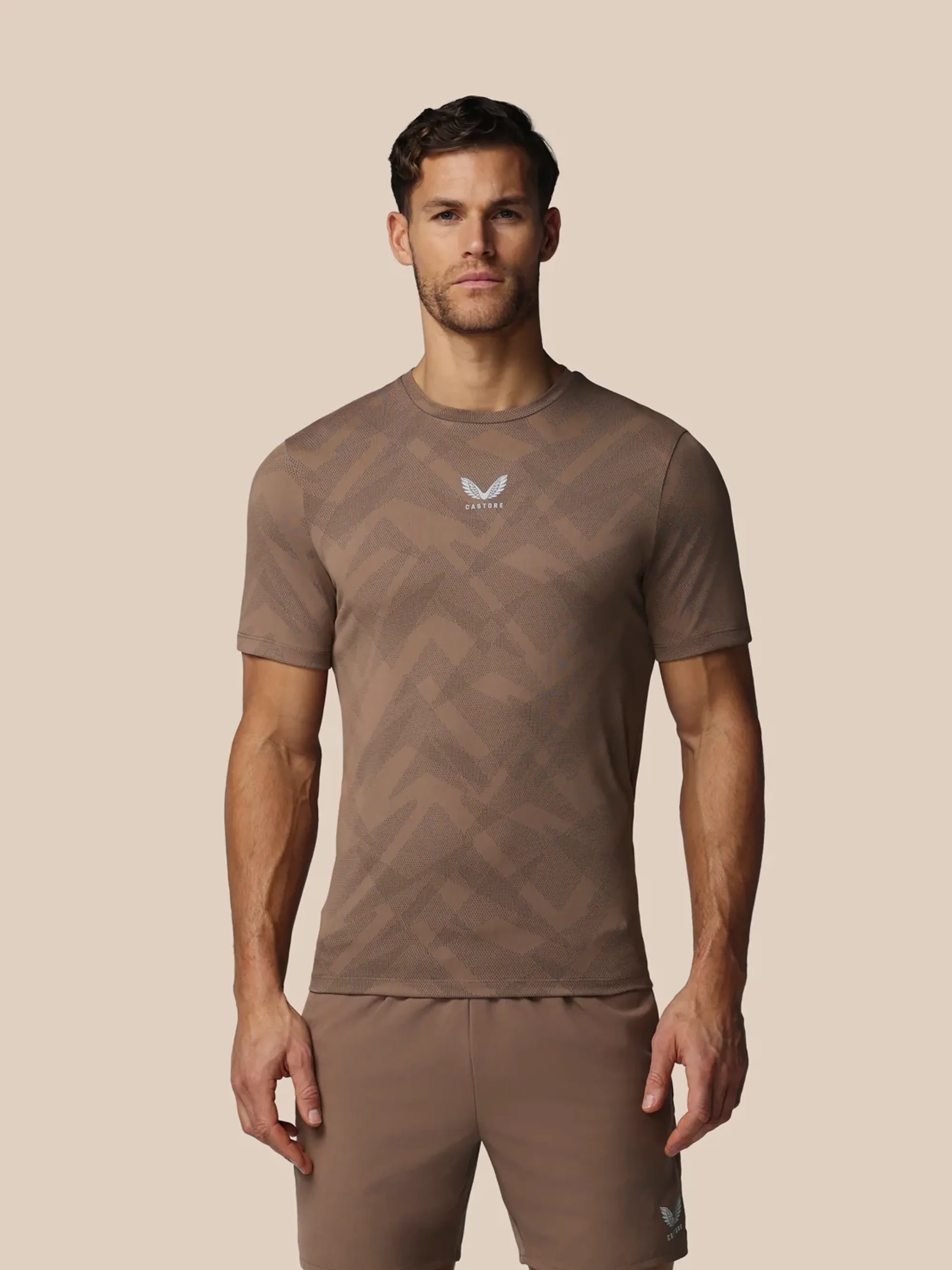 Castore Men’s Apex Engineered Short Sleeve T-shirt - Ivy Green